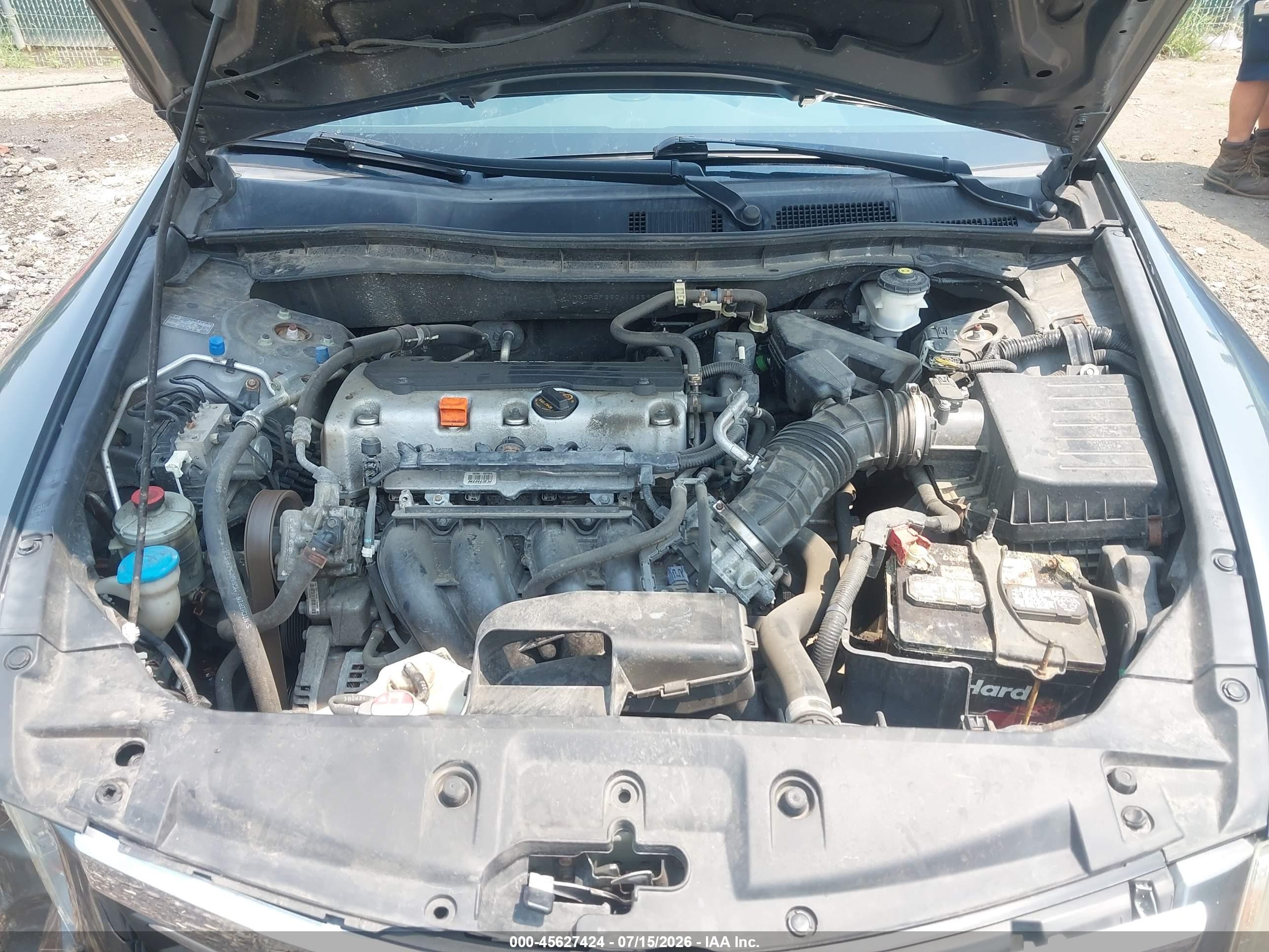 2012 Honda Accord Sdn Lx Серый vin: 1HGCP2F36CA166593