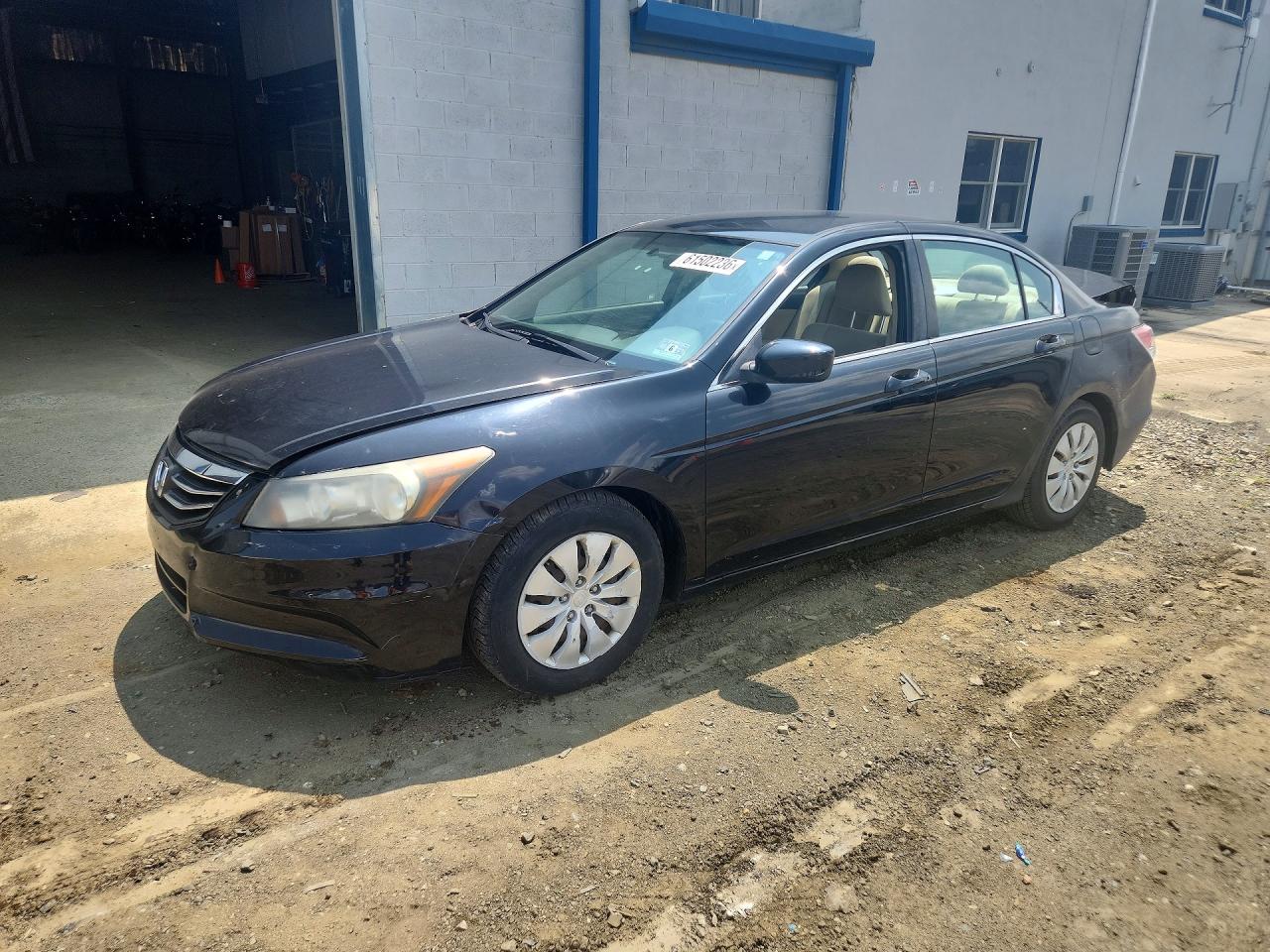 2012 Honda Accord Lx Black vin: 1HGCP2F36CA191719