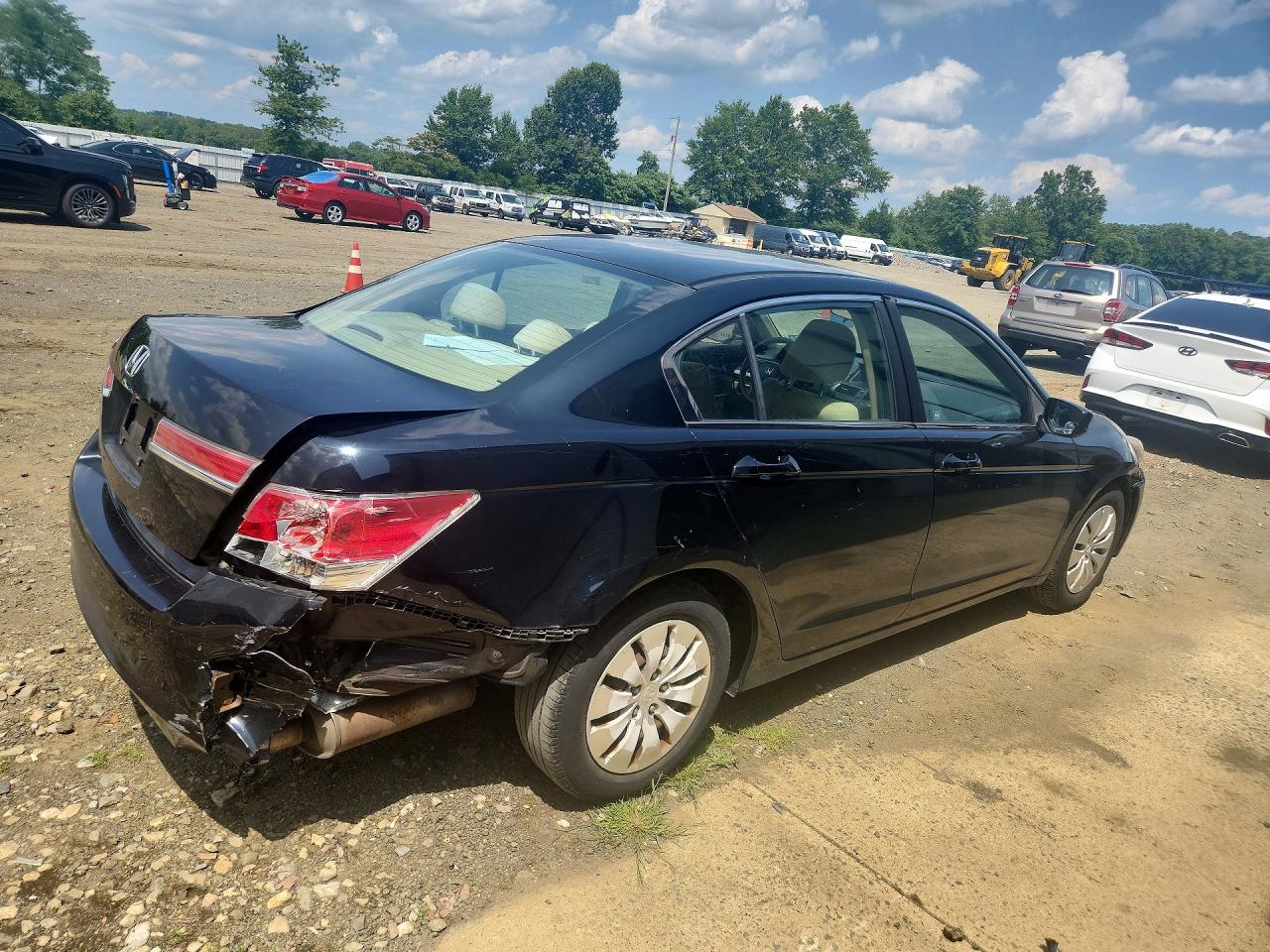 2012 Honda Accord Lx Black vin: 1HGCP2F36CA191719