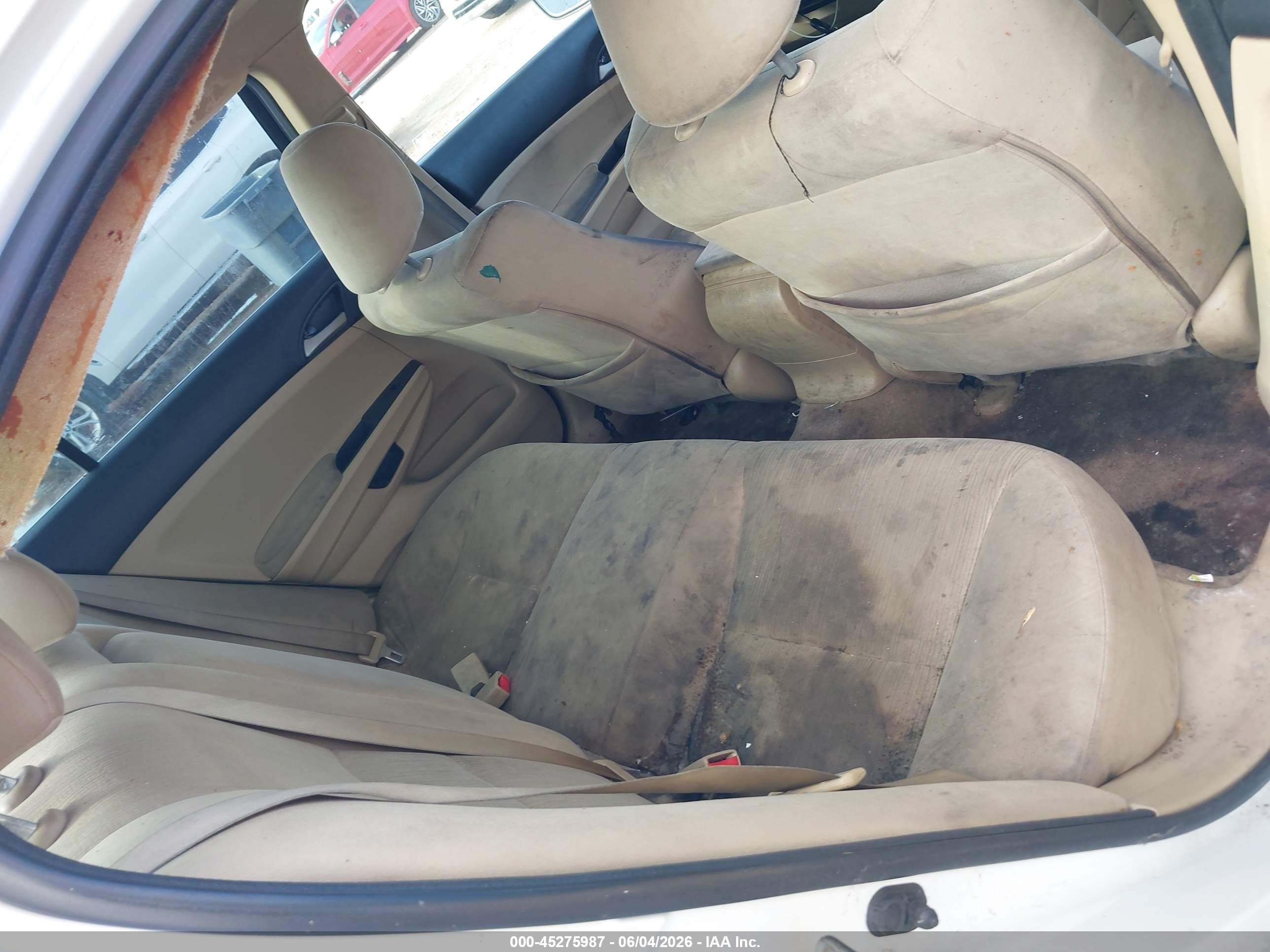 2012 Honda Accord 2.4 Lx White vin: 1HGCP2F36CA209765