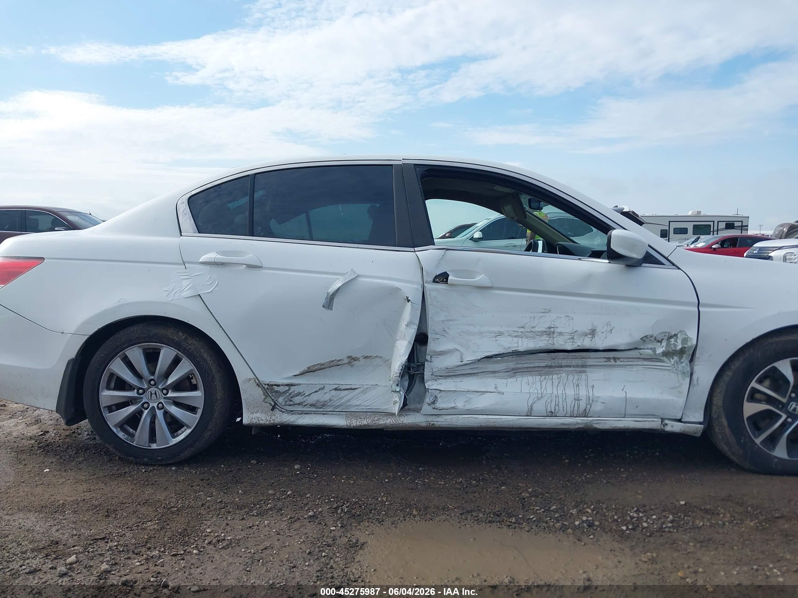 2012 Honda Accord 2.4 Lx White vin: 1HGCP2F36CA209765
