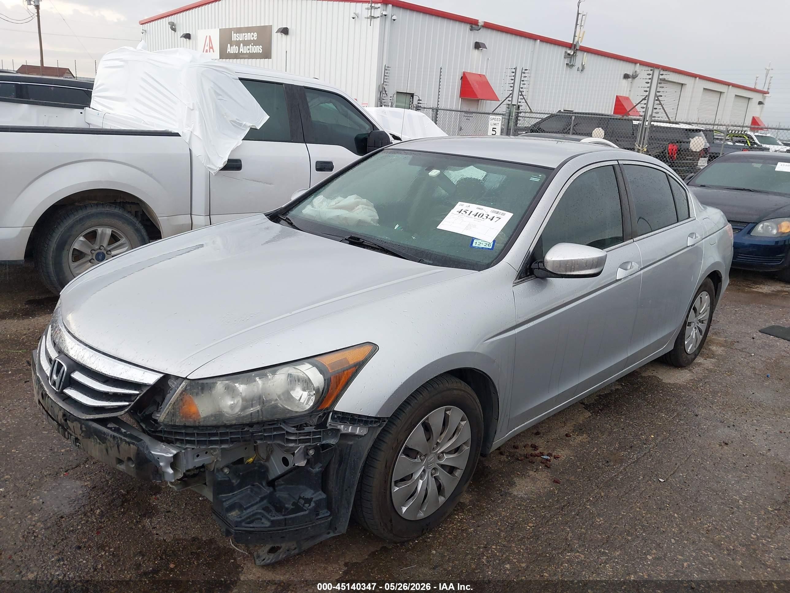 2012 Honda Accord 2.4 Lx Silver vin: 1HGCP2F36CA213654