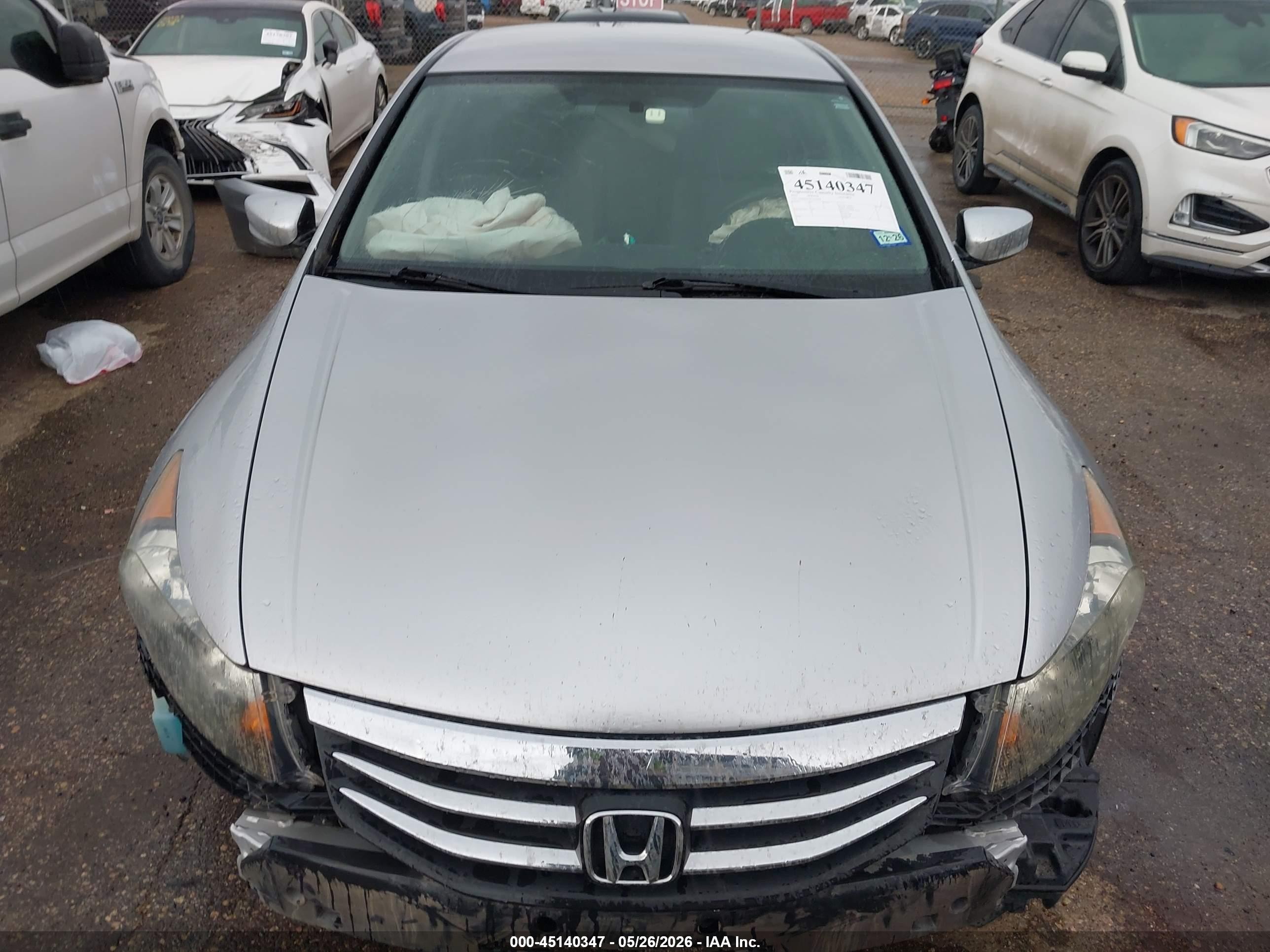2012 Honda Accord 2.4 Lx Silver vin: 1HGCP2F36CA213654