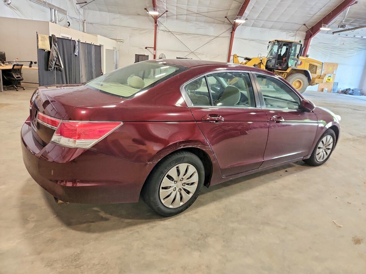 2012 Honda Accord Lx Burgundy vin: 1HGCP2F36CA229773