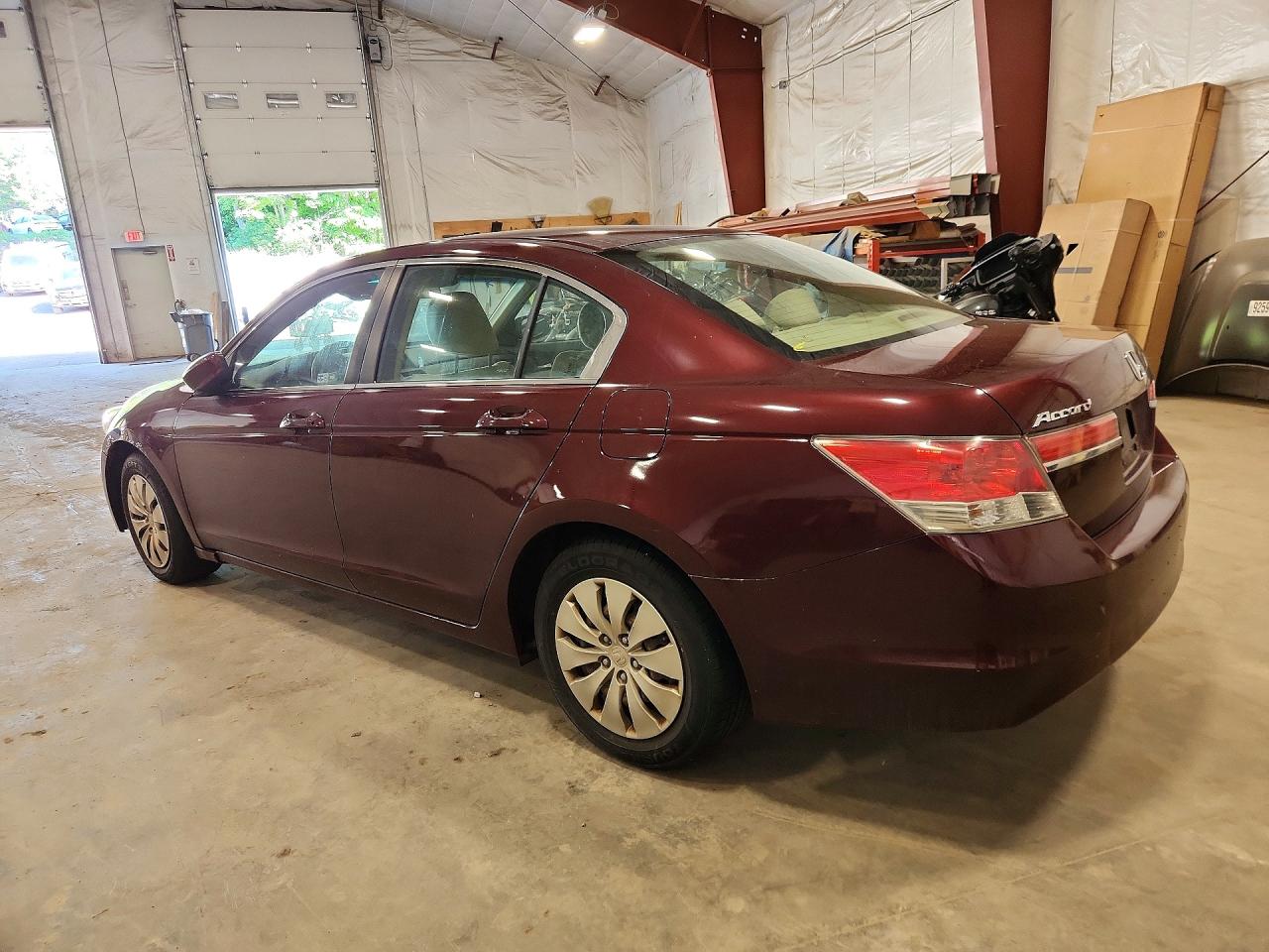 2012 Honda Accord Lx Burgundy vin: 1HGCP2F36CA229773