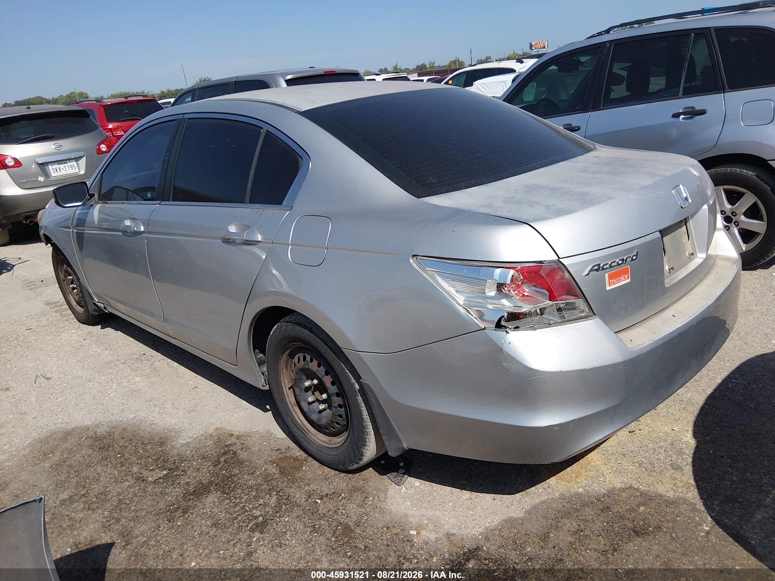 2010 Honda Accord 2.4 Lx Silver vin: 1HGCP2F37AA051109
