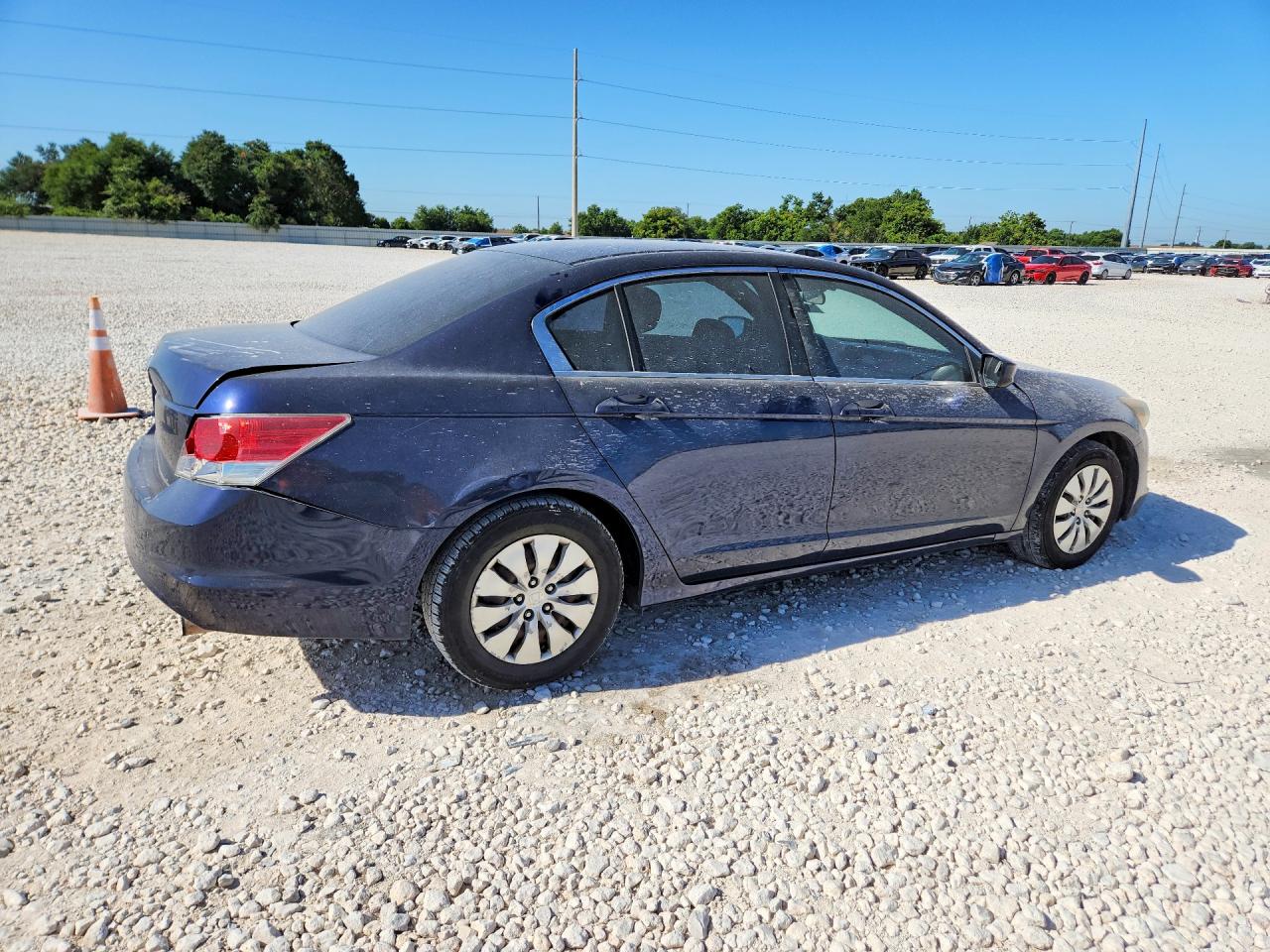 2010 Honda Accord Lx Blue vin: 1HGCP2F37AA052583