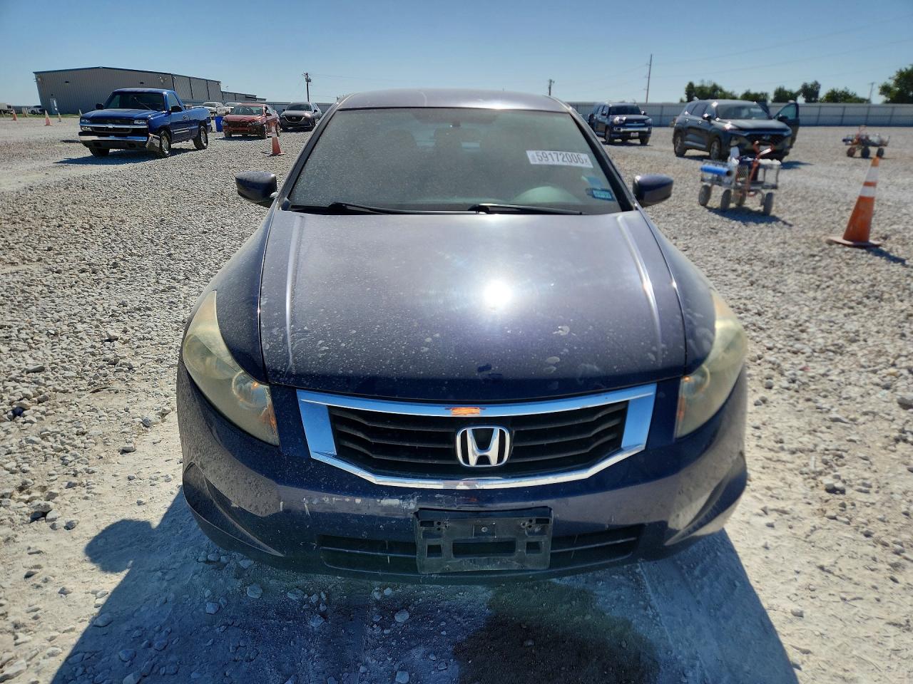 2010 Honda Accord Lx Blue vin: 1HGCP2F37AA052583