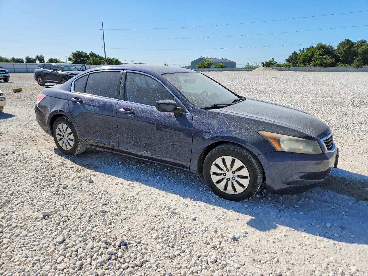 2010 Honda Accord Lx Blue vin: 1HGCP2F37AA052583