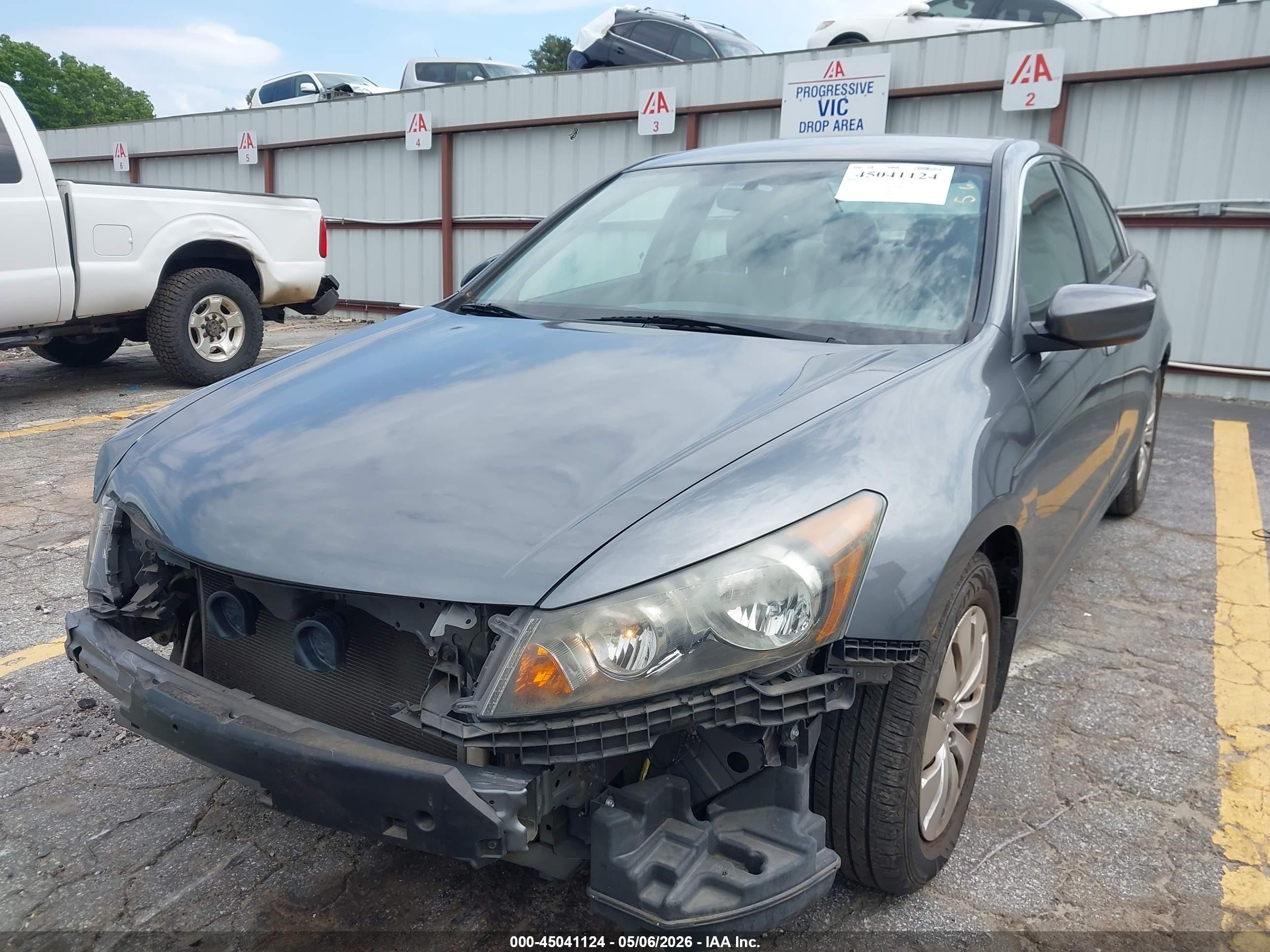 2010 Honda Accord 2.4 Lx Gray vin: 1HGCP2F37AA058738