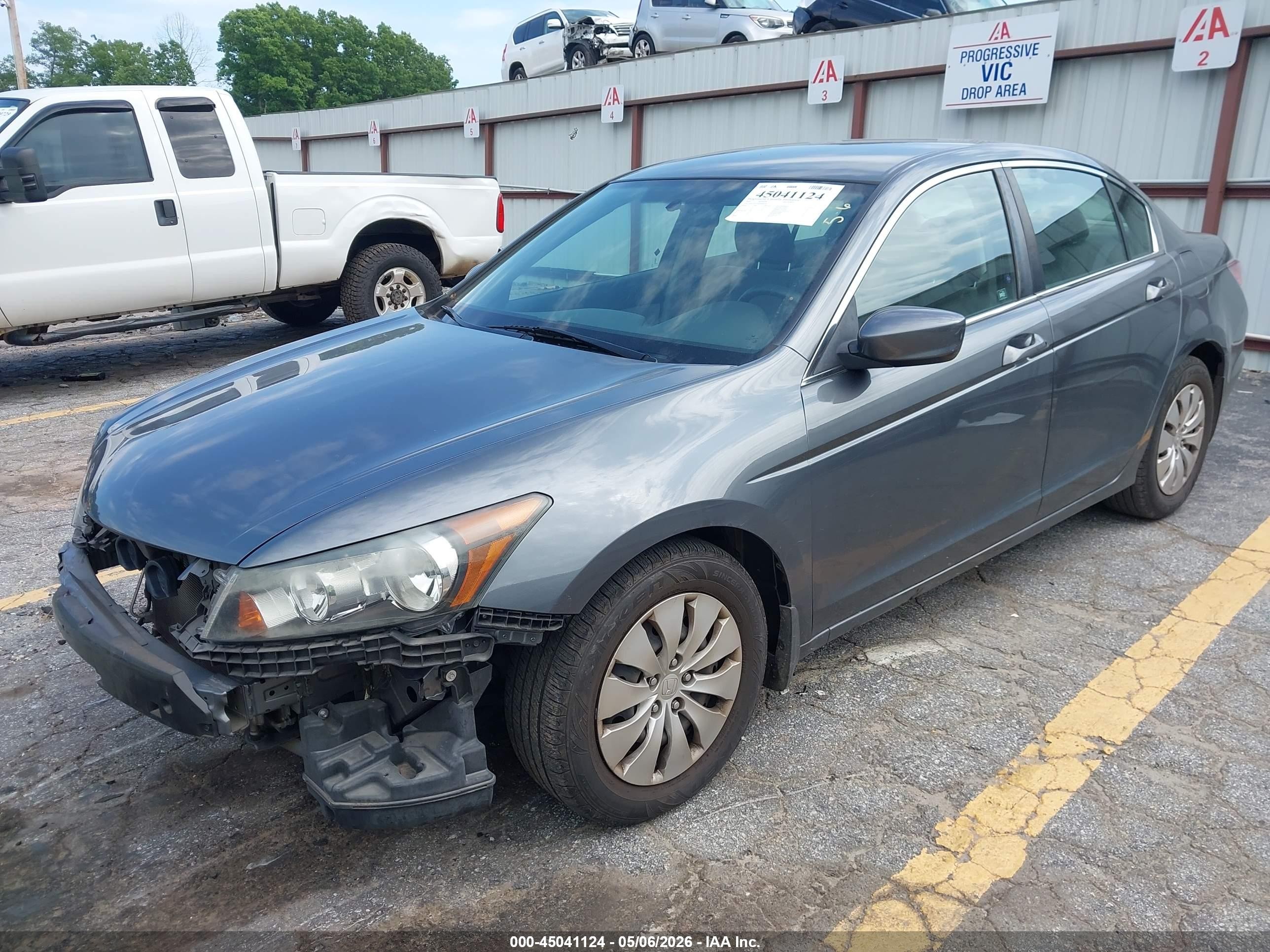 2010 Honda Accord 2.4 Lx Gray vin: 1HGCP2F37AA058738