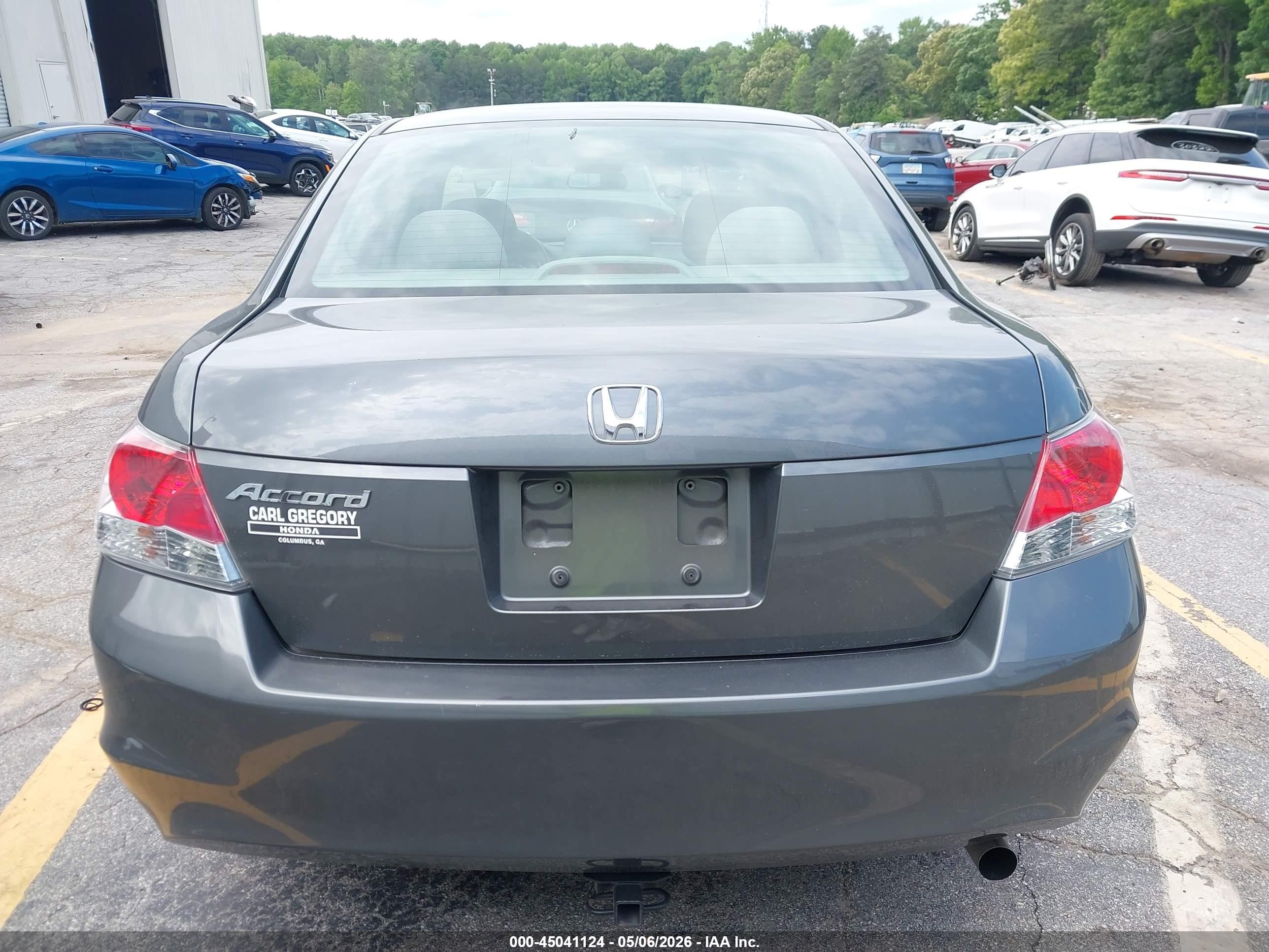 2010 Honda Accord 2.4 Lx Gray vin: 1HGCP2F37AA058738