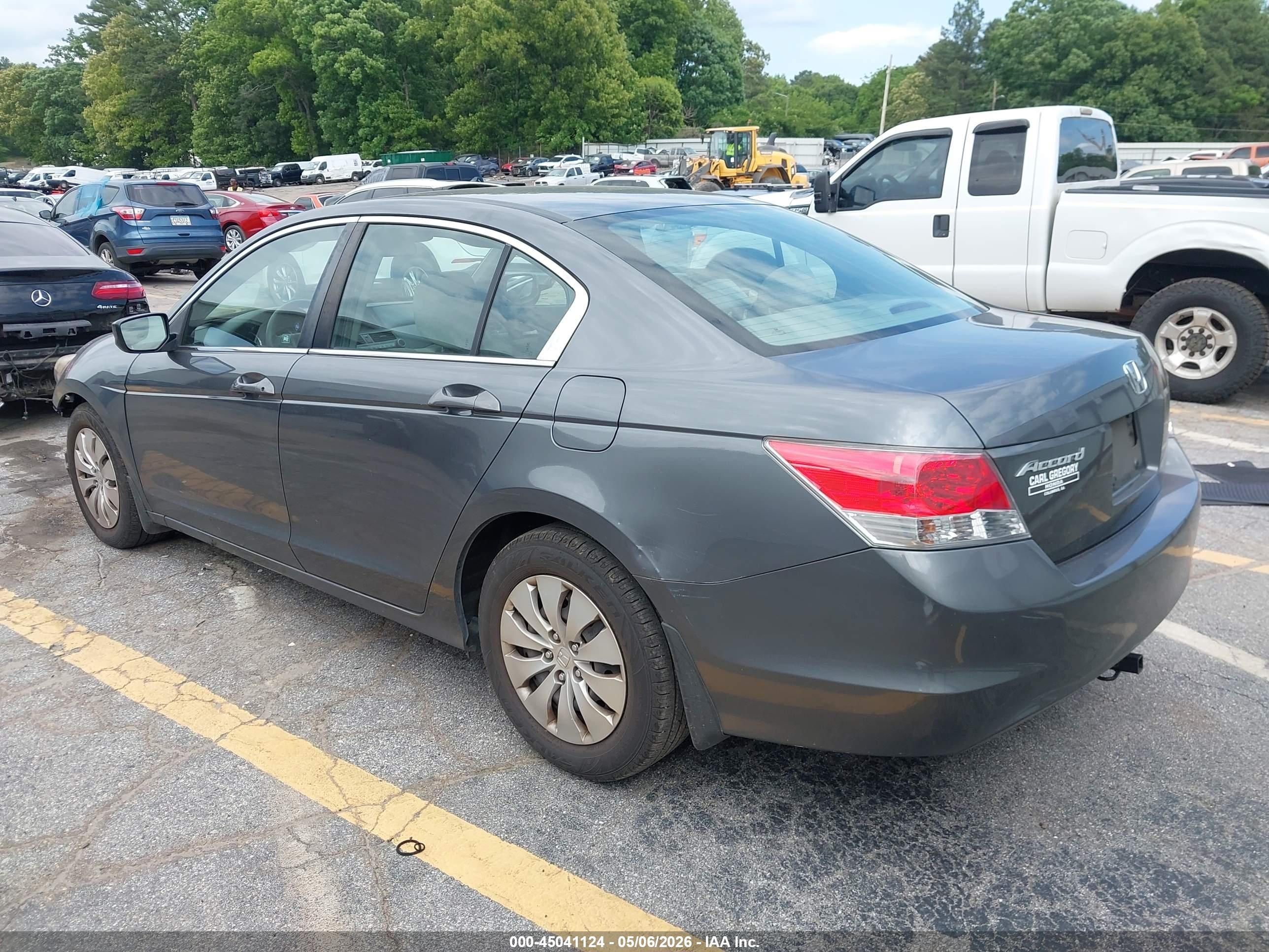 2010 Honda Accord 2.4 Lx Gray vin: 1HGCP2F37AA058738