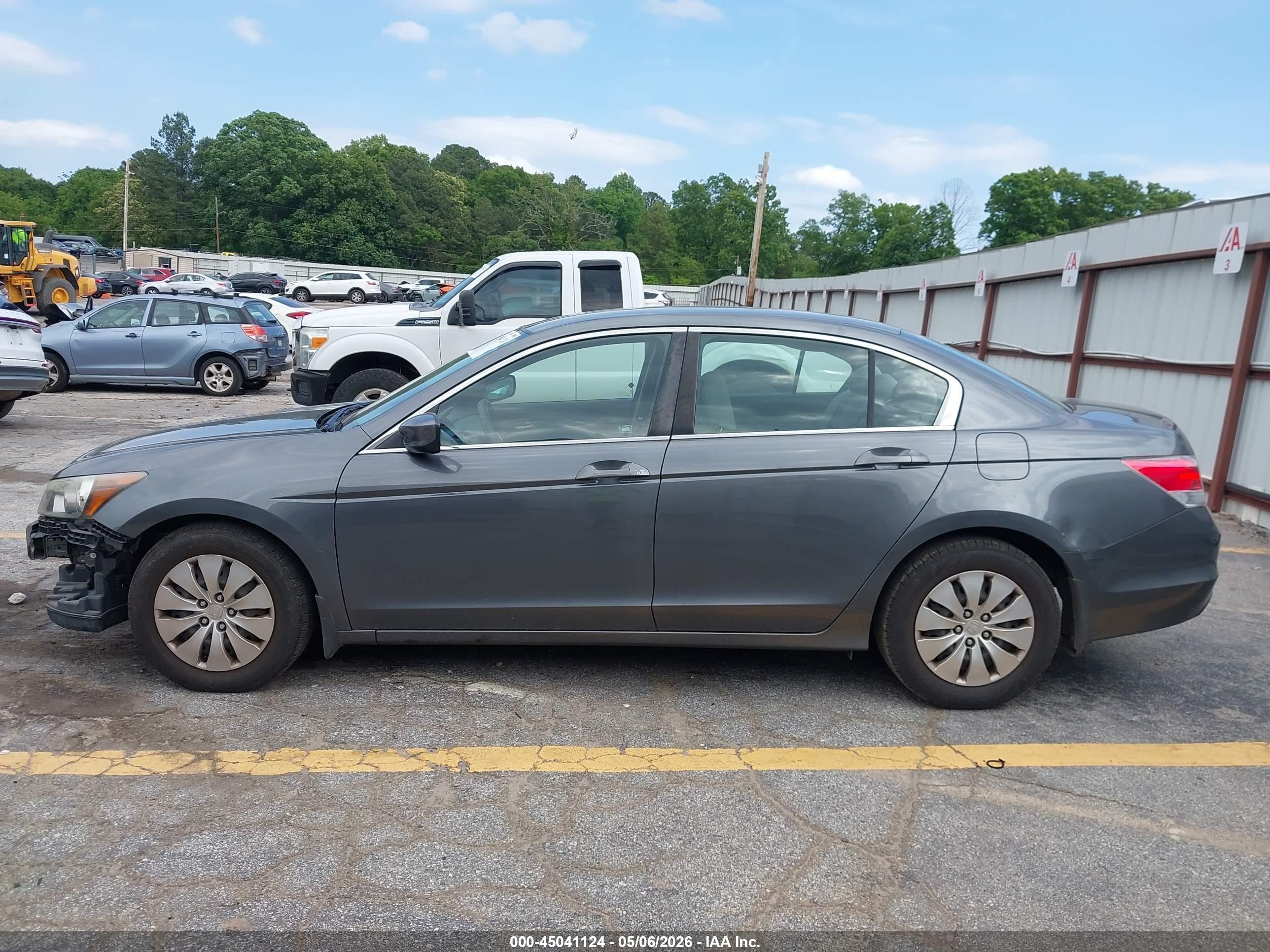 2010 Honda Accord 2.4 Lx Gray vin: 1HGCP2F37AA058738