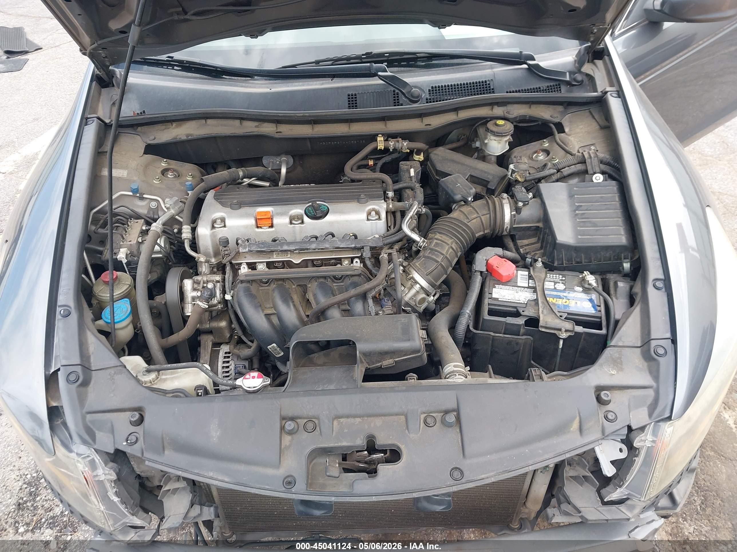 2010 Honda Accord 2.4 Lx Gray vin: 1HGCP2F37AA058738