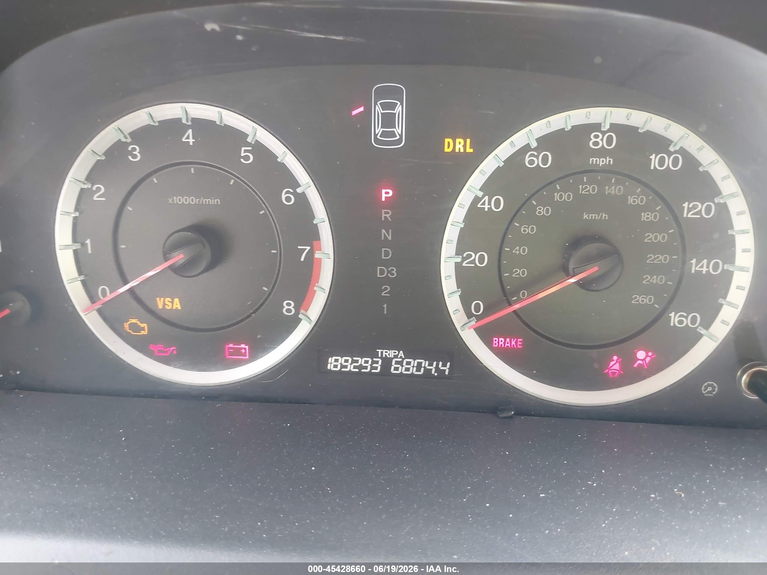 2010 Honda Accord 2.4 Lx Серебряный vin: 1HGCP2F37AA078021