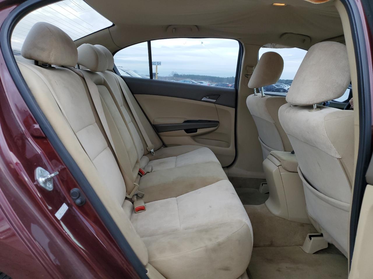 2010 Honda Accord Lx Maroon vin: 1HGCP2F37AA149735