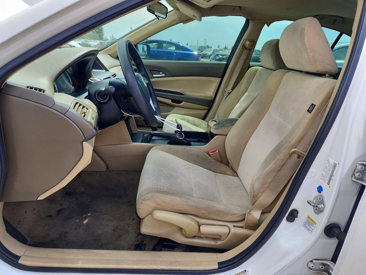 2010 Honda Accord Lx White vin: 1HGCP2F37AA170083