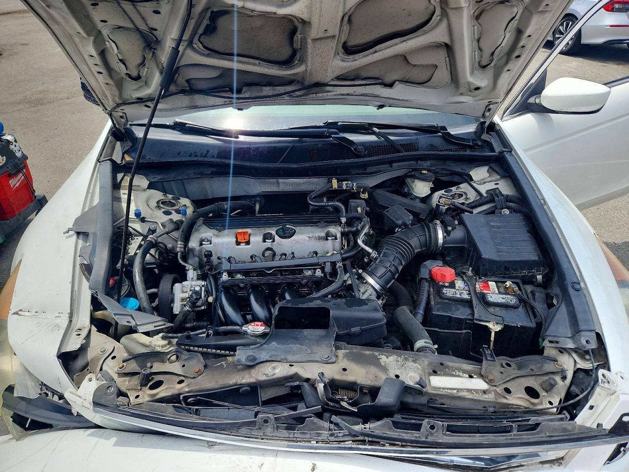 2010 Honda Accord Lx White vin: 1HGCP2F37AA170083