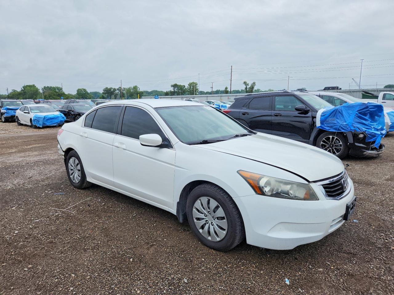 2010 Honda Accord Lx White vin: 1HGCP2F37AA171539