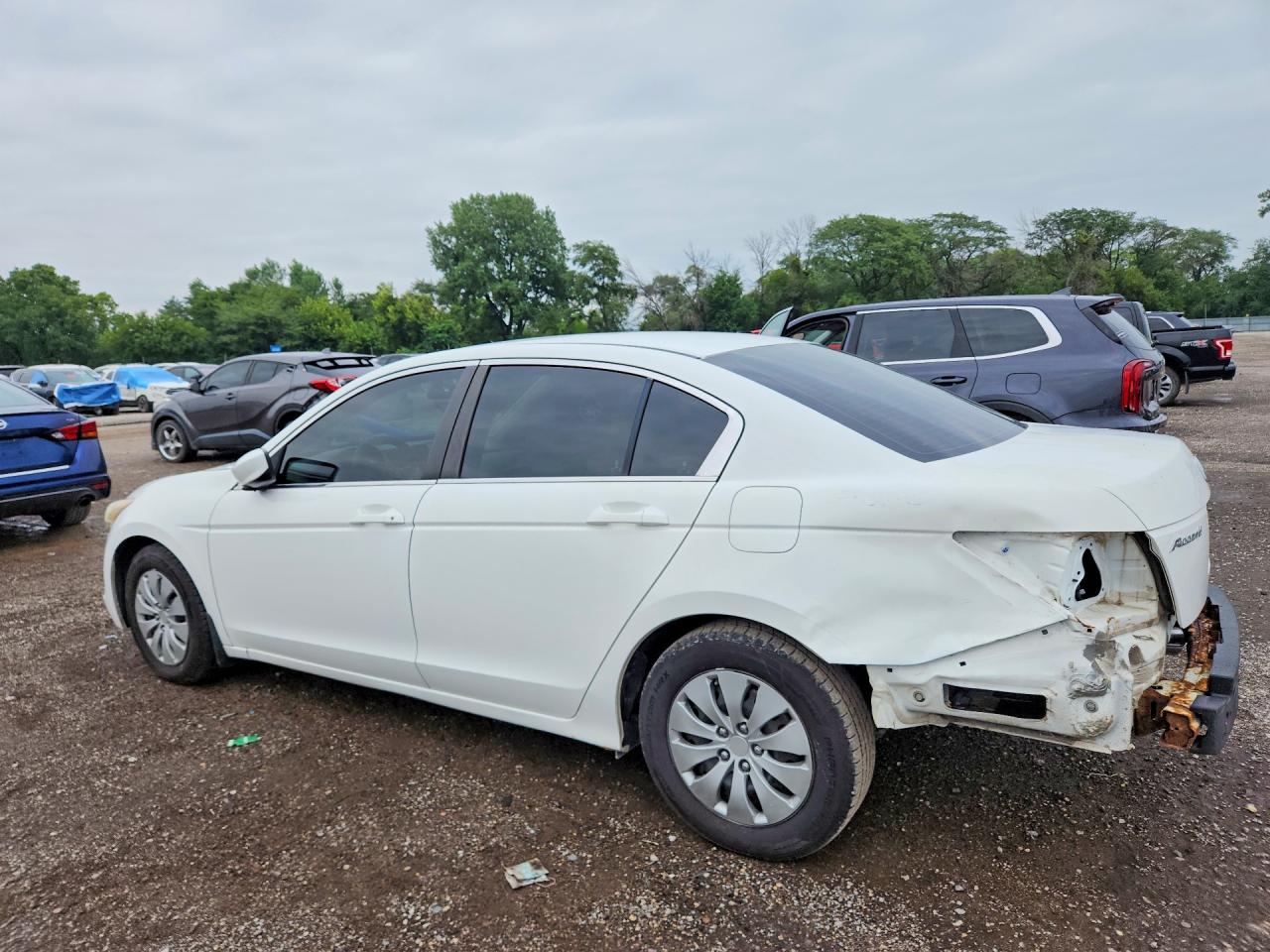 2010 Honda Accord Lx White vin: 1HGCP2F37AA171539