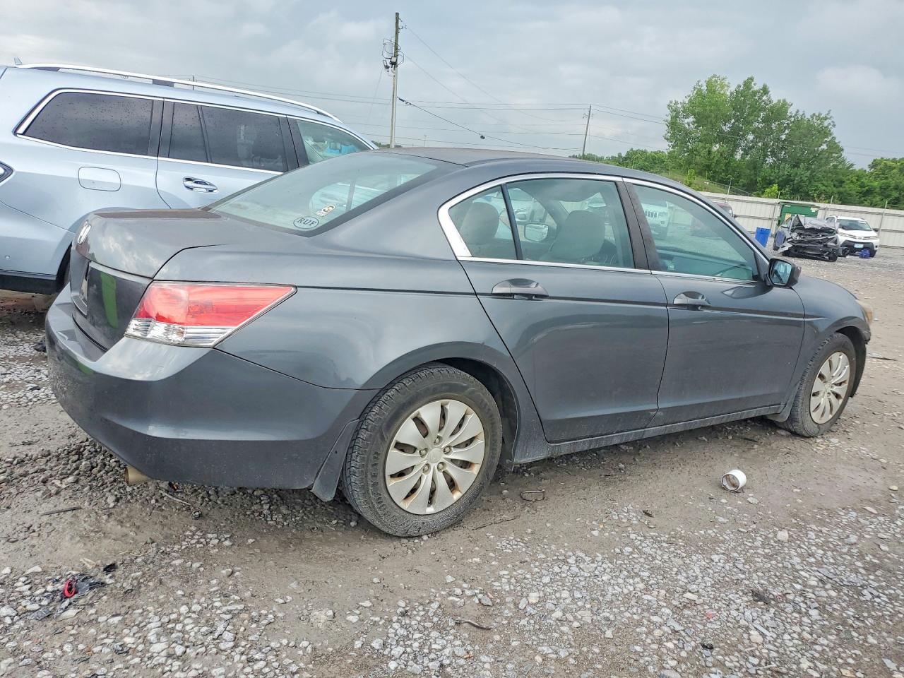 2010 Honda Accord Lx Gray vin: 1HGCP2F37AA179849