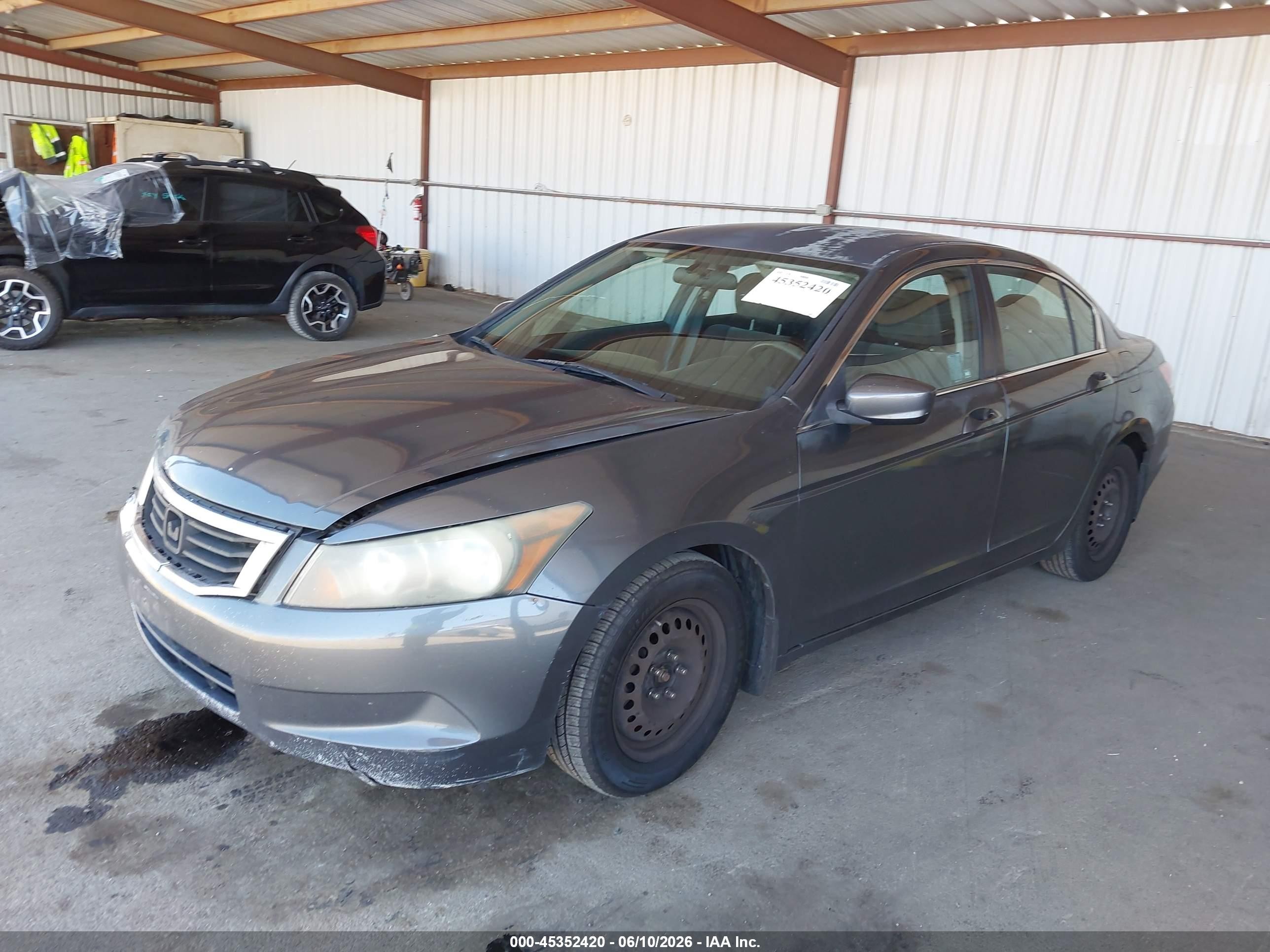 2010 Honda Accord 2.4 Lx Серый vin: 1HGCP2F37AA188874