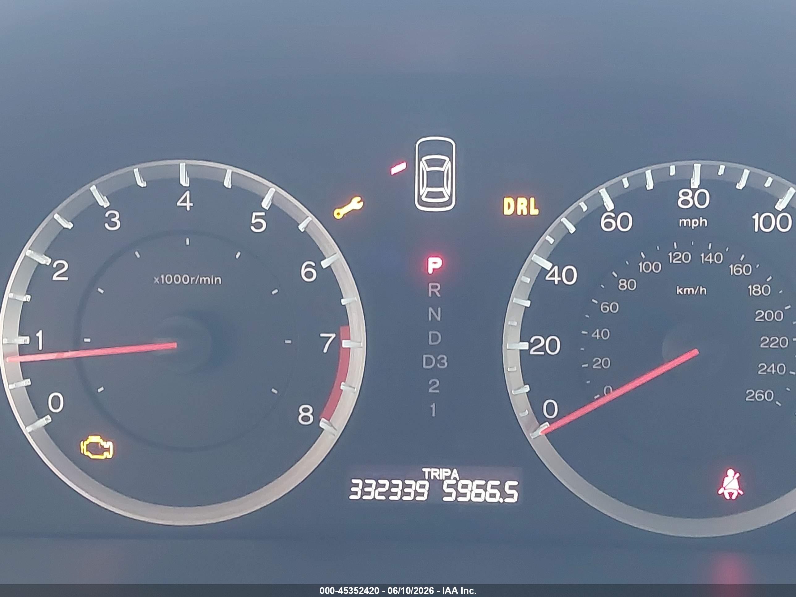 2010 Honda Accord 2.4 Lx Серый vin: 1HGCP2F37AA188874