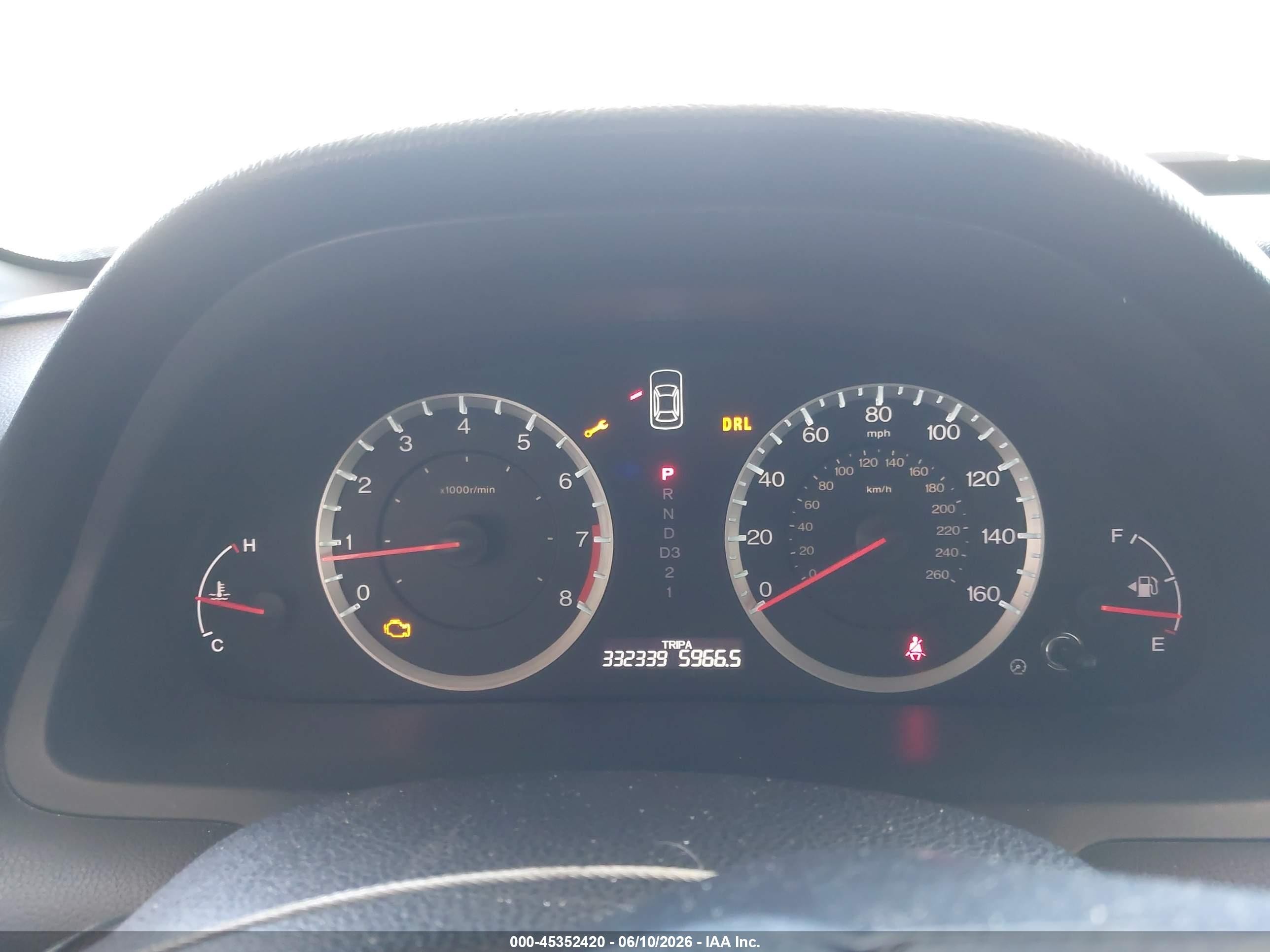 2010 Honda Accord 2.4 Lx Серый vin: 1HGCP2F37AA188874
