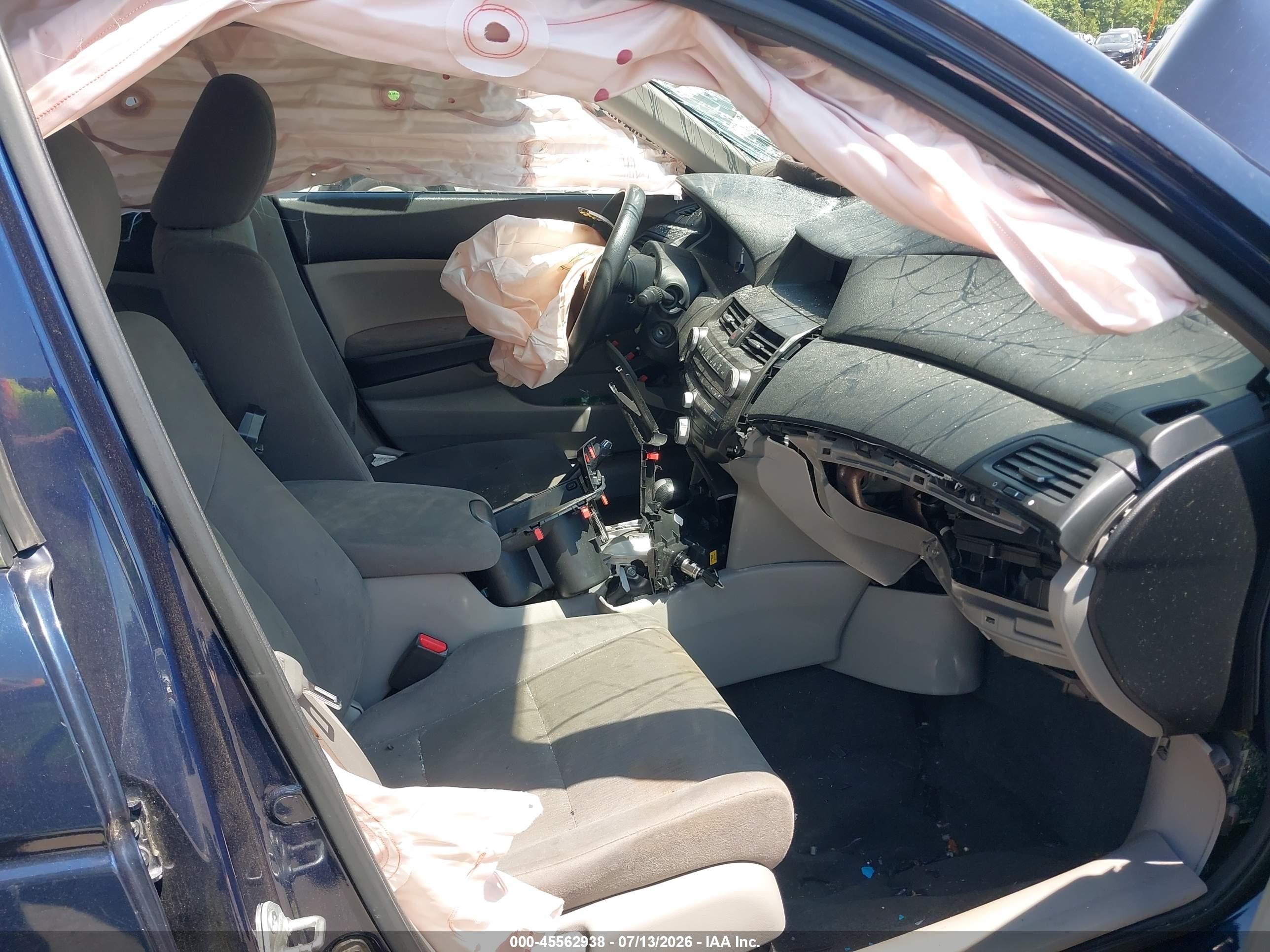 2011 Honda Accord 2.4 Lx Blue vin: 1HGCP2F37BA014353