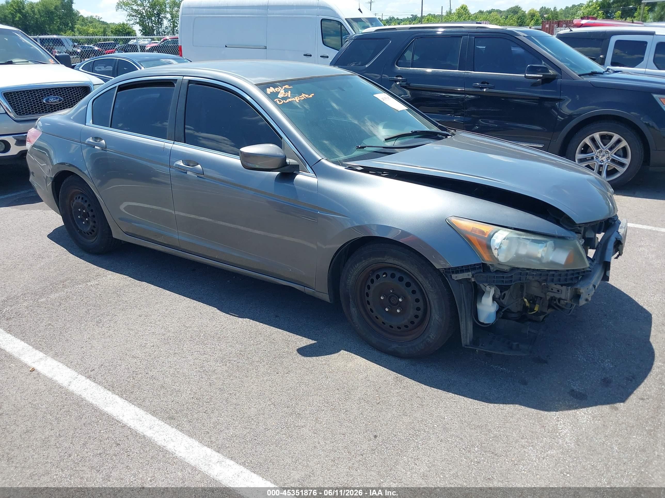 2011 Honda Accord 2.4 Lx Gray vin: 1HGCP2F37BA017401