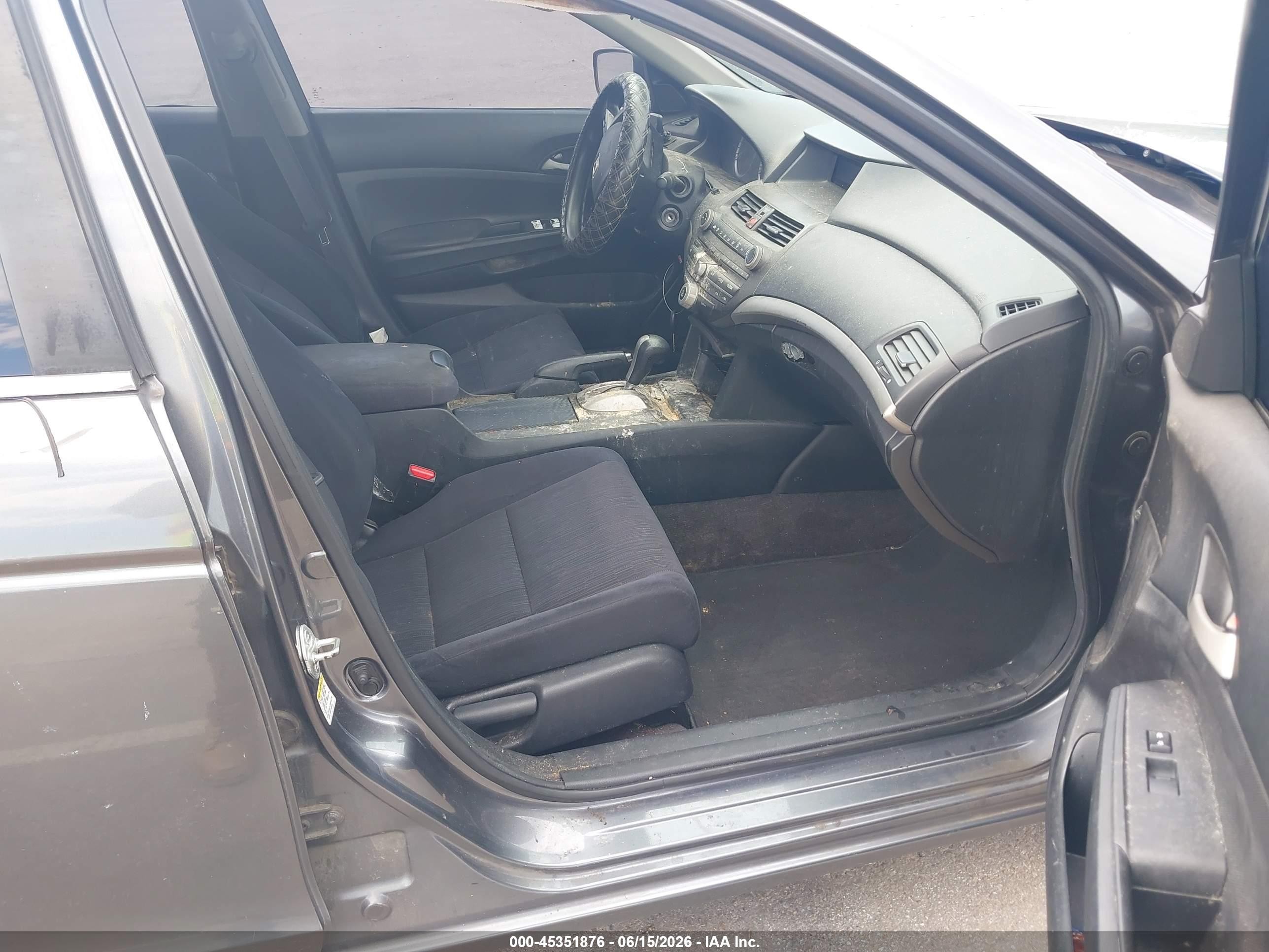 2011 Honda Accord 2.4 Lx Gray vin: 1HGCP2F37BA017401