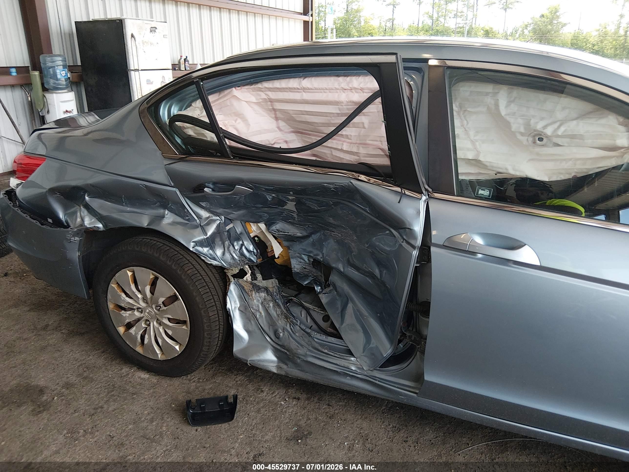 2011 Honda Accord 2.4 Lx Blue vin: 1HGCP2F37BA020847