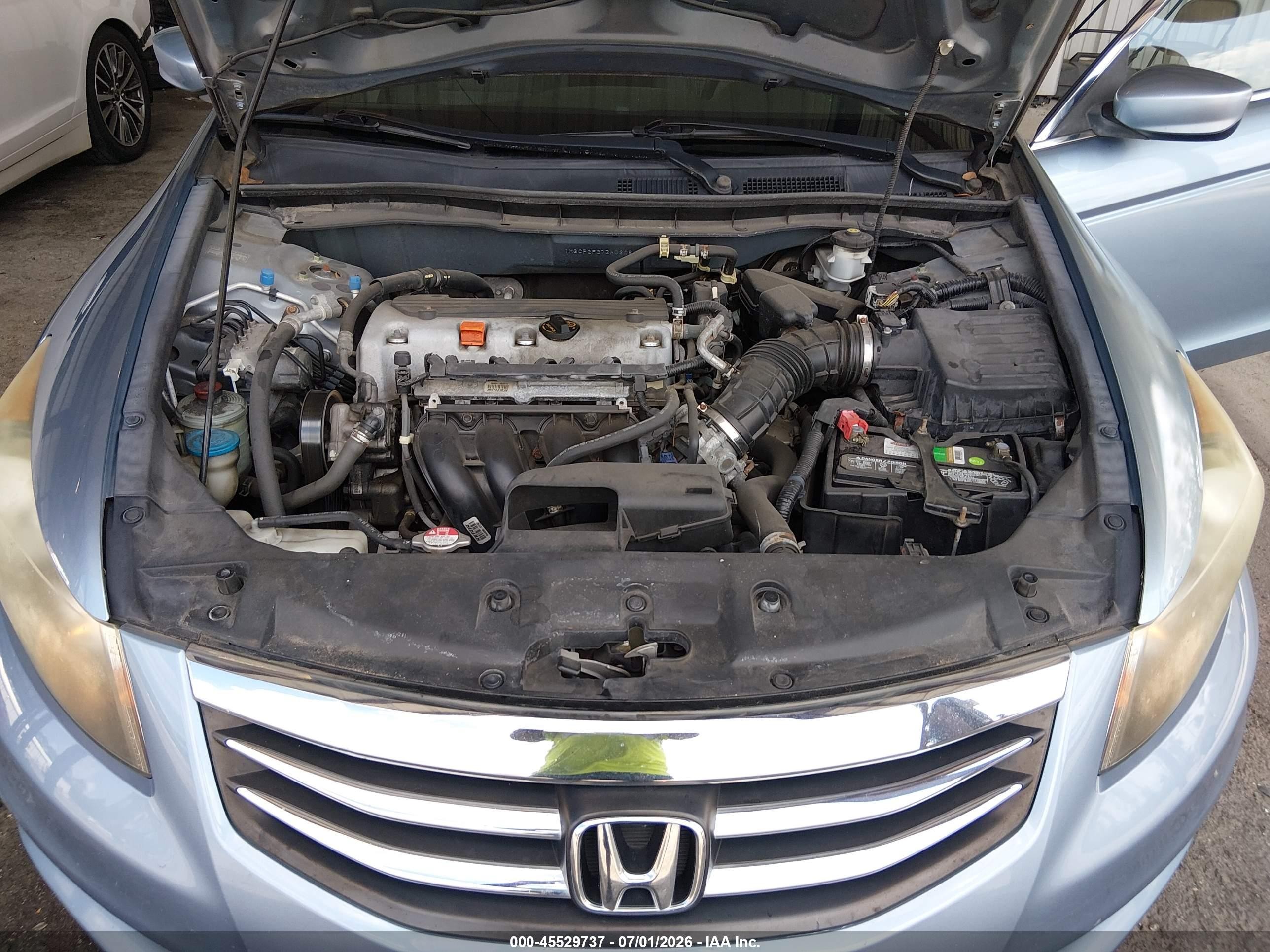 2011 Honda Accord 2.4 Lx Blue vin: 1HGCP2F37BA020847