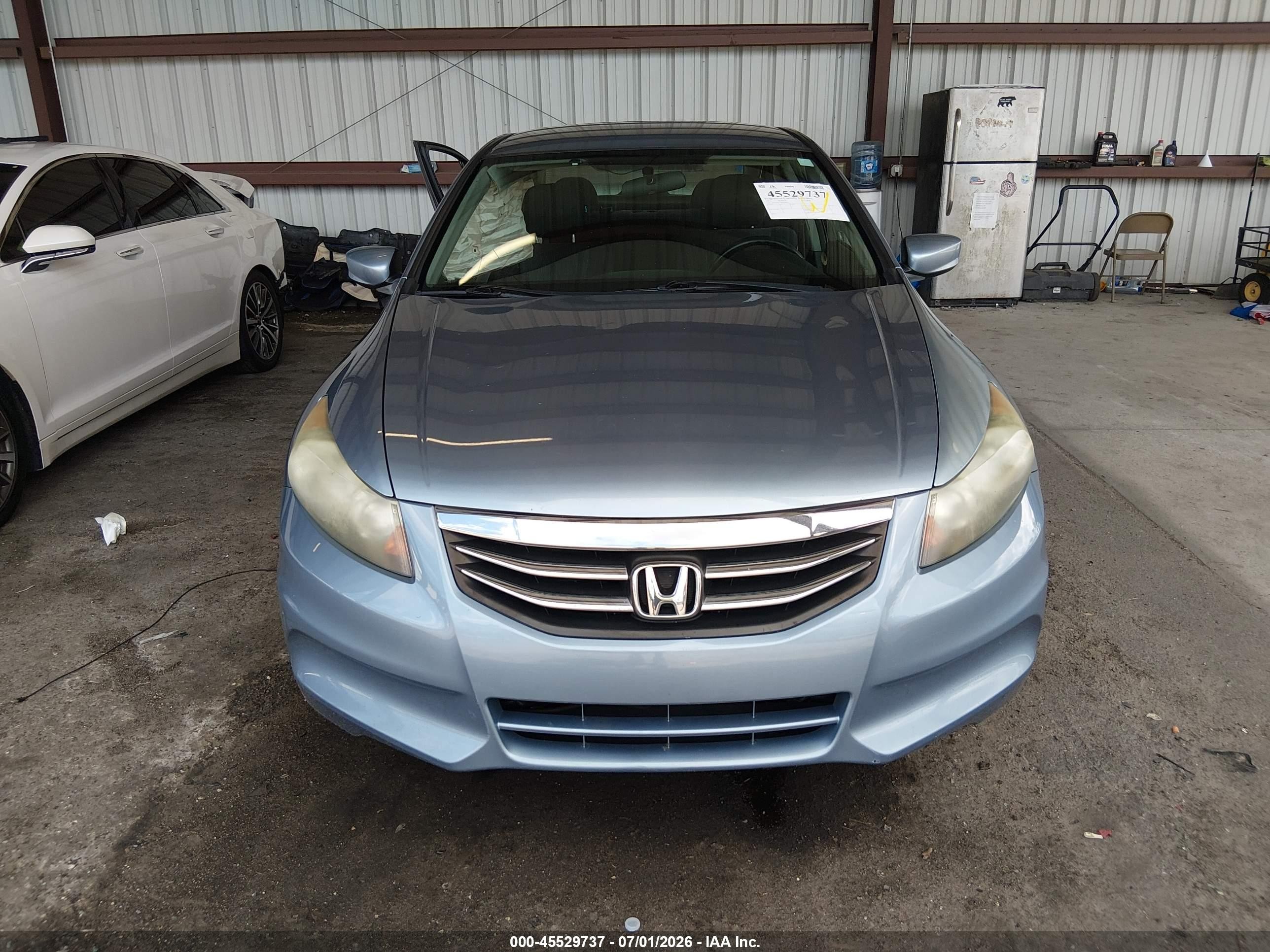2011 Honda Accord 2.4 Lx Blue vin: 1HGCP2F37BA020847