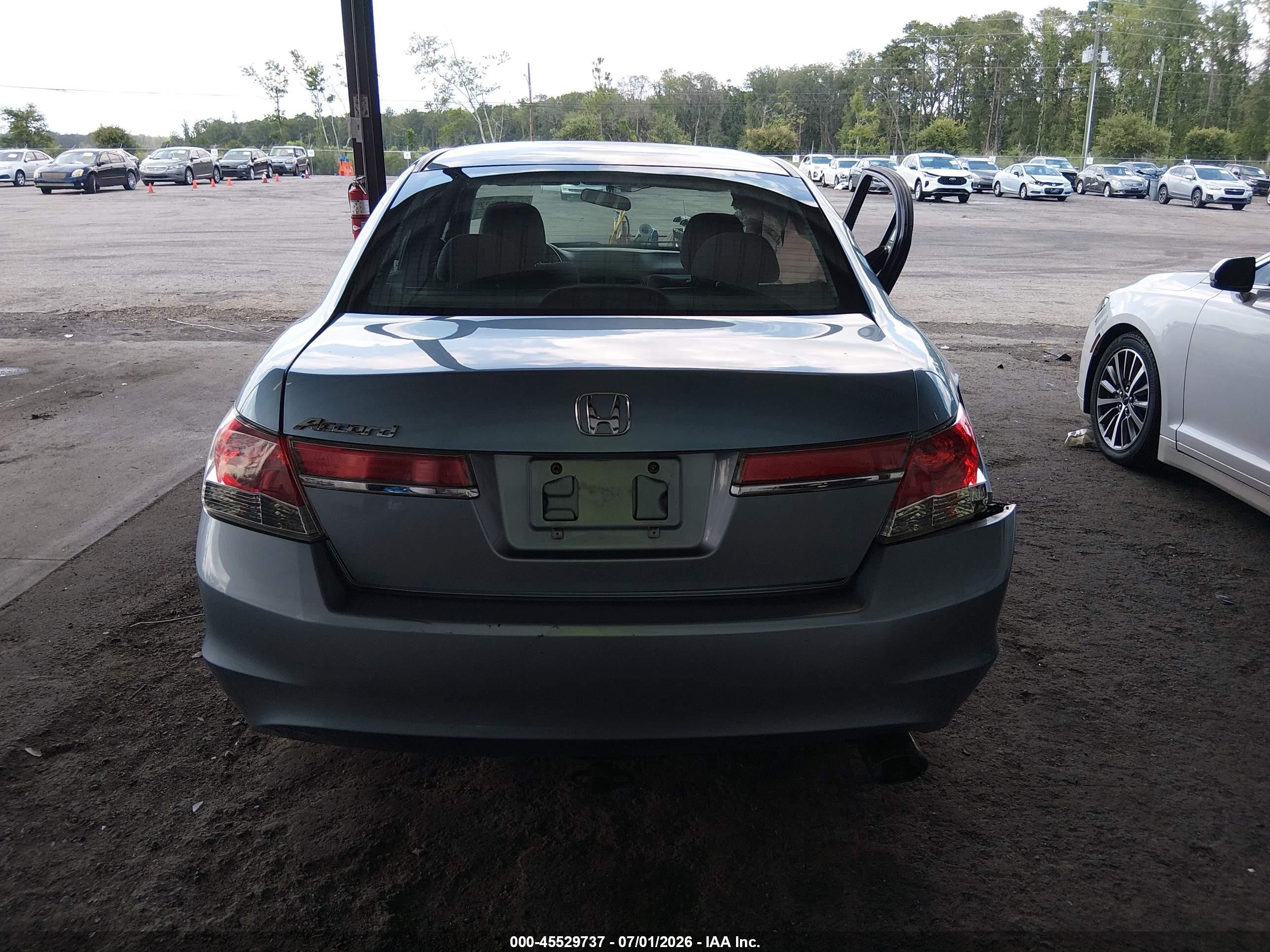 2011 Honda Accord 2.4 Lx Blue vin: 1HGCP2F37BA020847