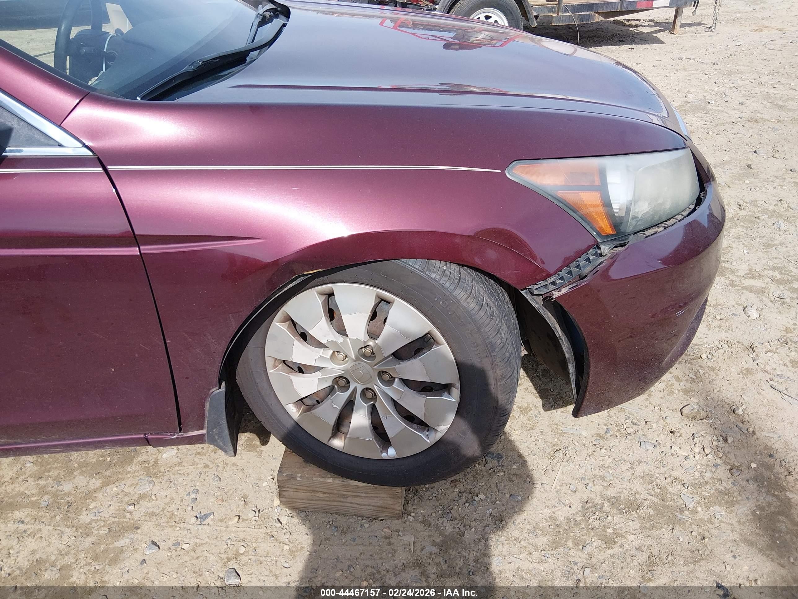 2011 Honda Accord 2.4 Lx Темно-бордовый vin: 1HGCP2F37BA071183