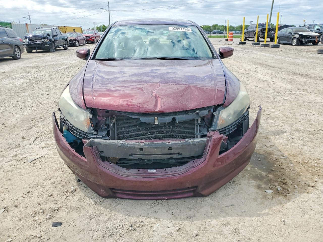 2011 Honda Accord Lx Maroon vin: 1HGCP2F37BA084130