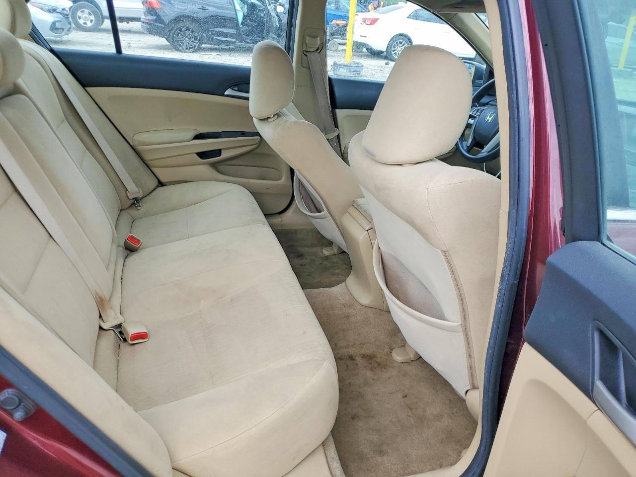 2011 Honda Accord Lx Maroon vin: 1HGCP2F37BA084130