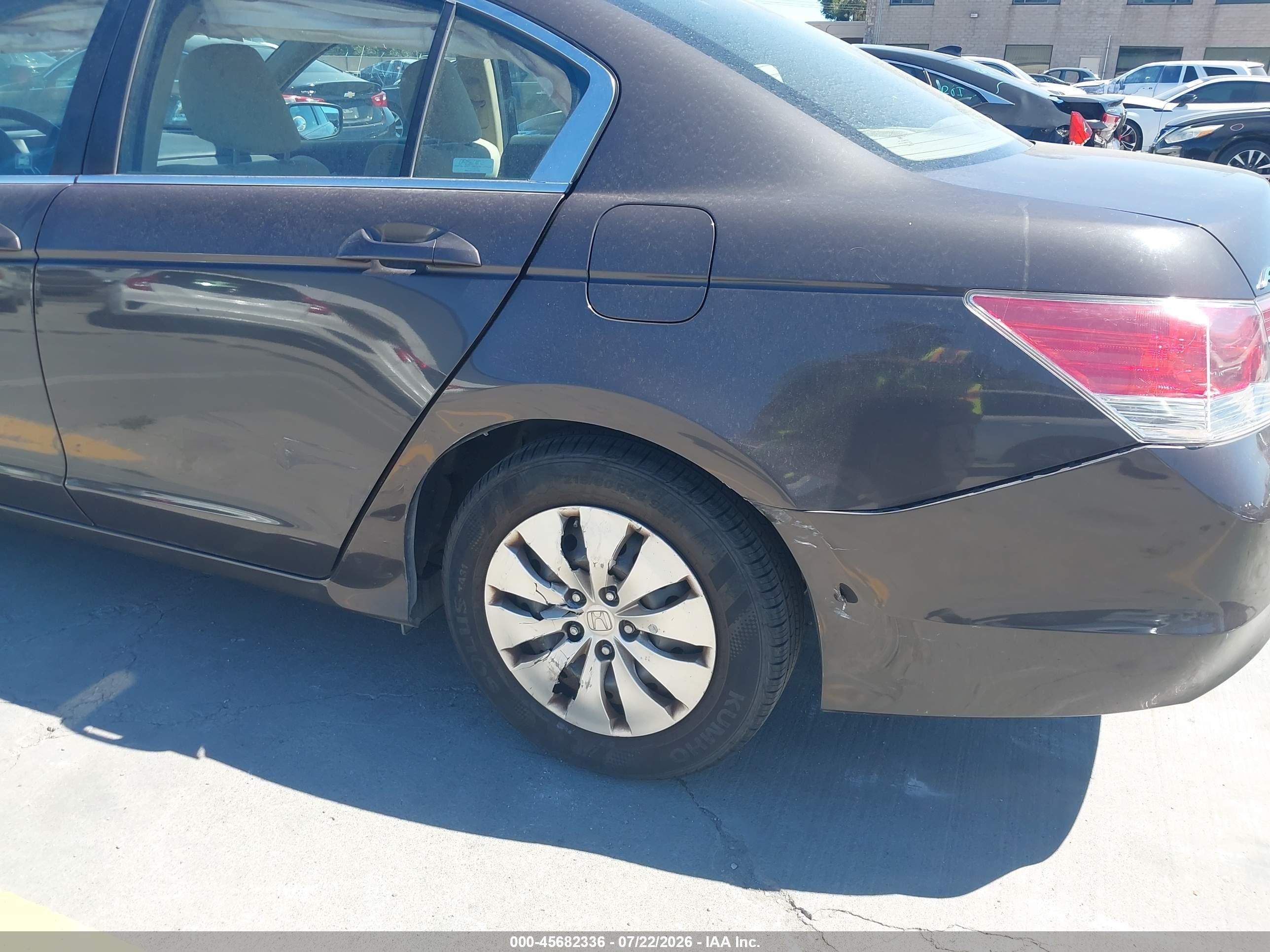 2011 Honda Accord 2.4 Lx Коричневый vin: 1HGCP2F37BA089554