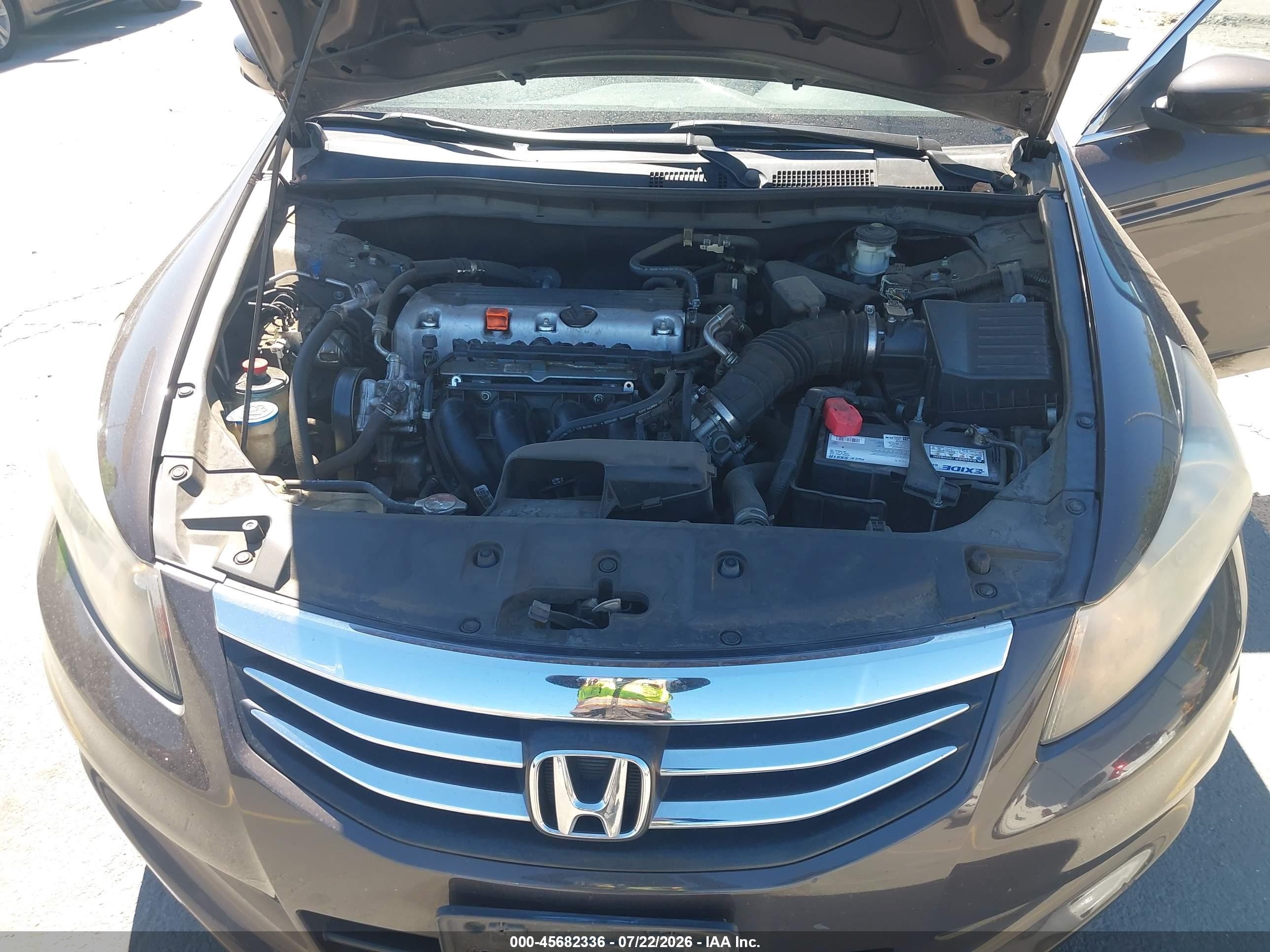 2011 Honda Accord 2.4 Lx Коричневый vin: 1HGCP2F37BA089554