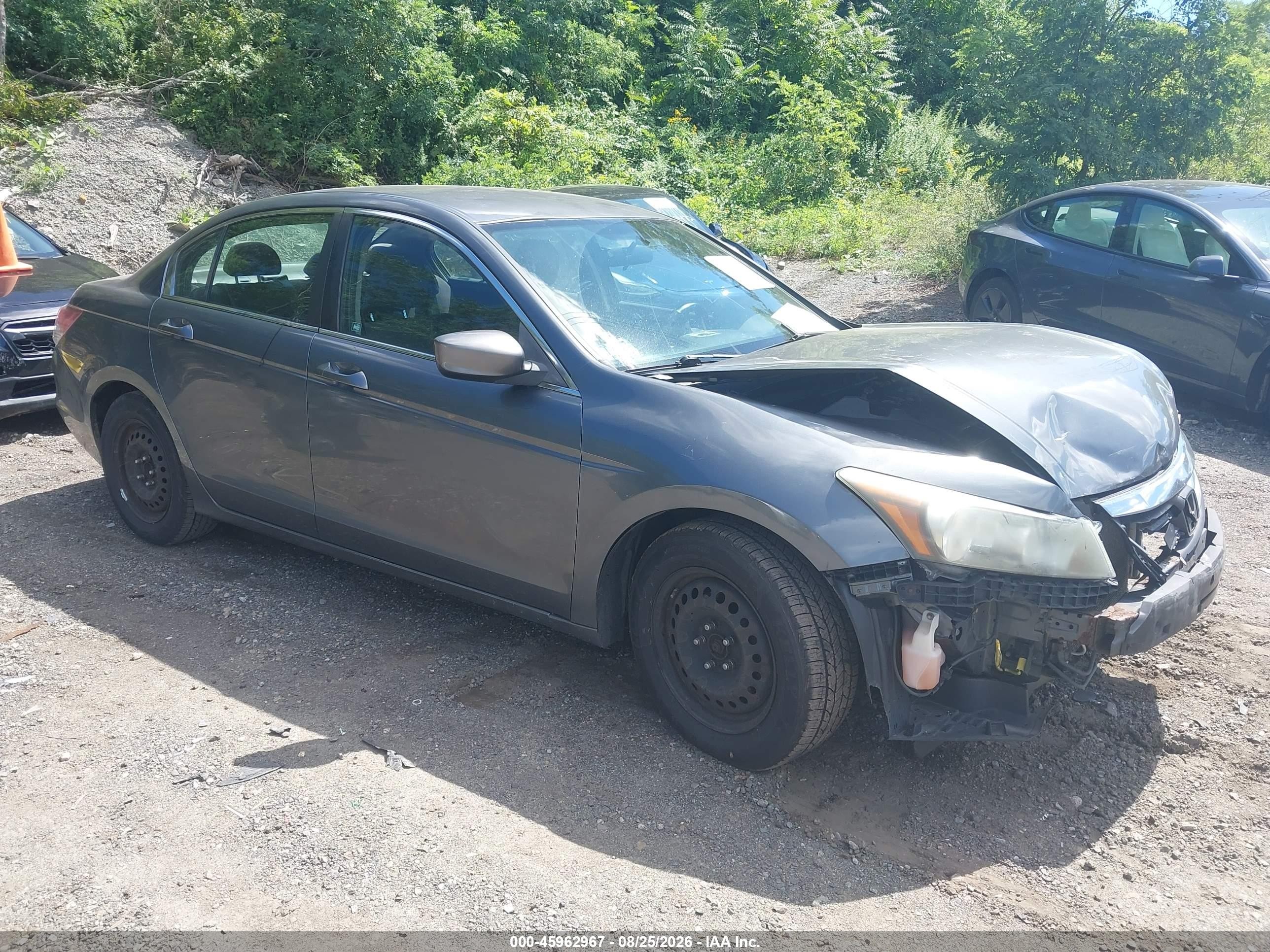 2011 Honda Accord 2.4 Lx Gray vin: 1HGCP2F37BA090820