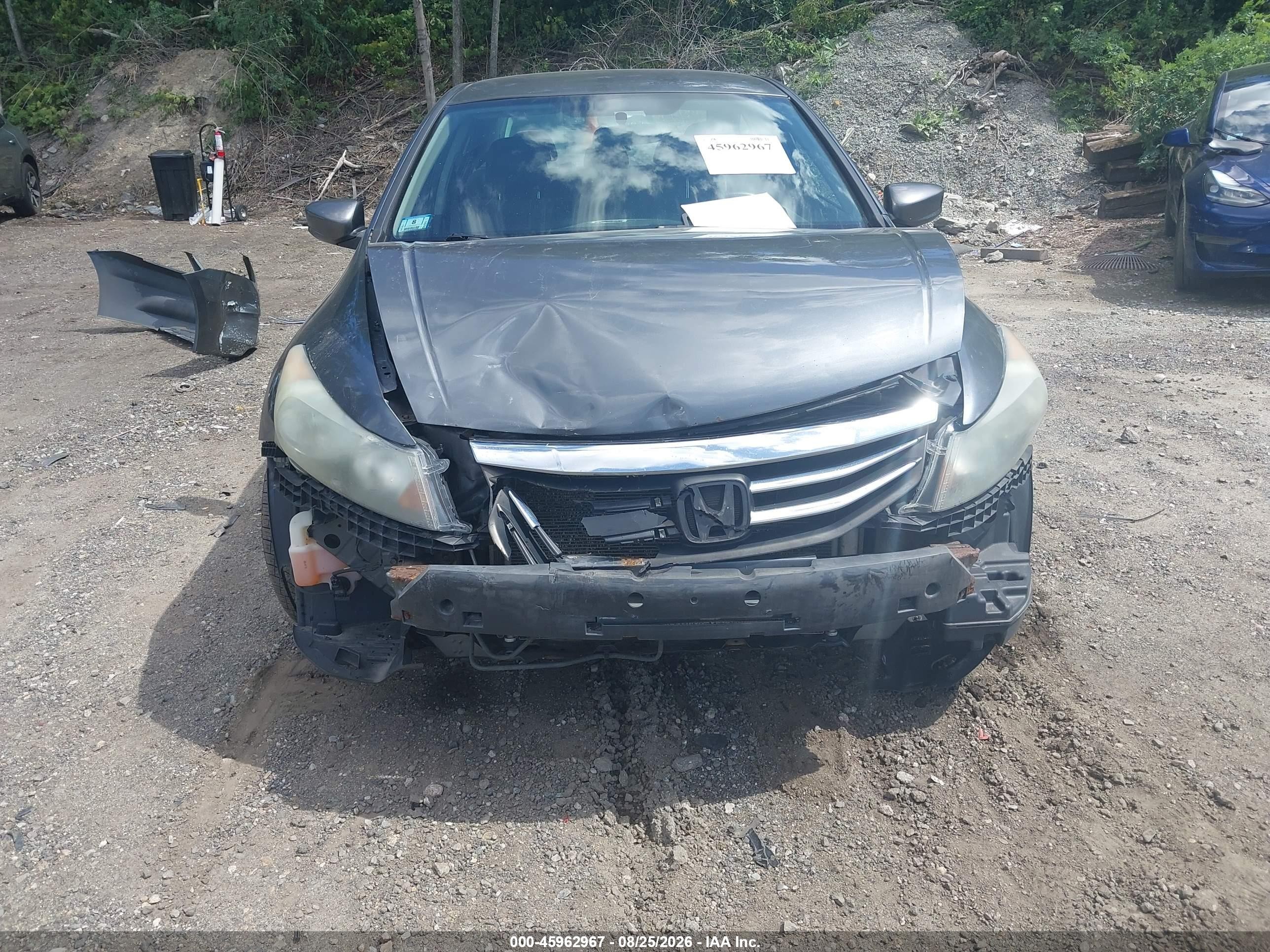 2011 Honda Accord 2.4 Lx Gray vin: 1HGCP2F37BA090820