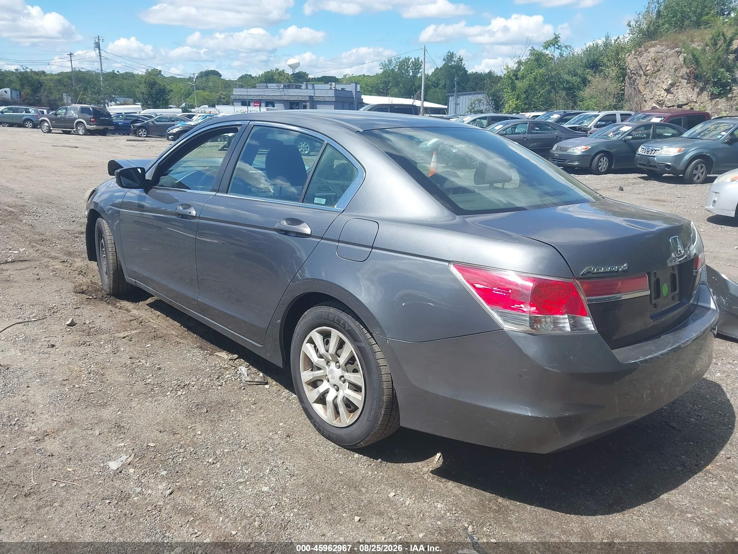 2011 Honda Accord 2.4 Lx Gray vin: 1HGCP2F37BA090820