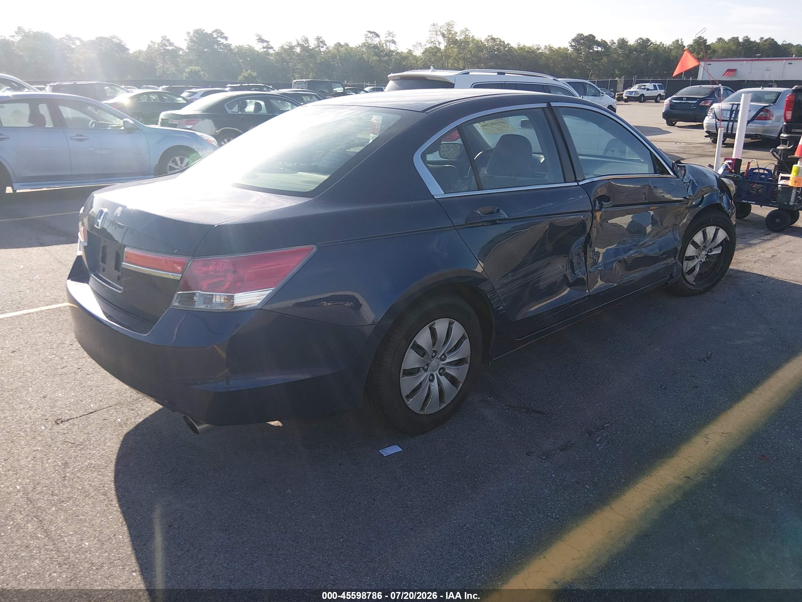 2011 Honda Accord 2.4 Lx Синий vin: 1HGCP2F37BA127655