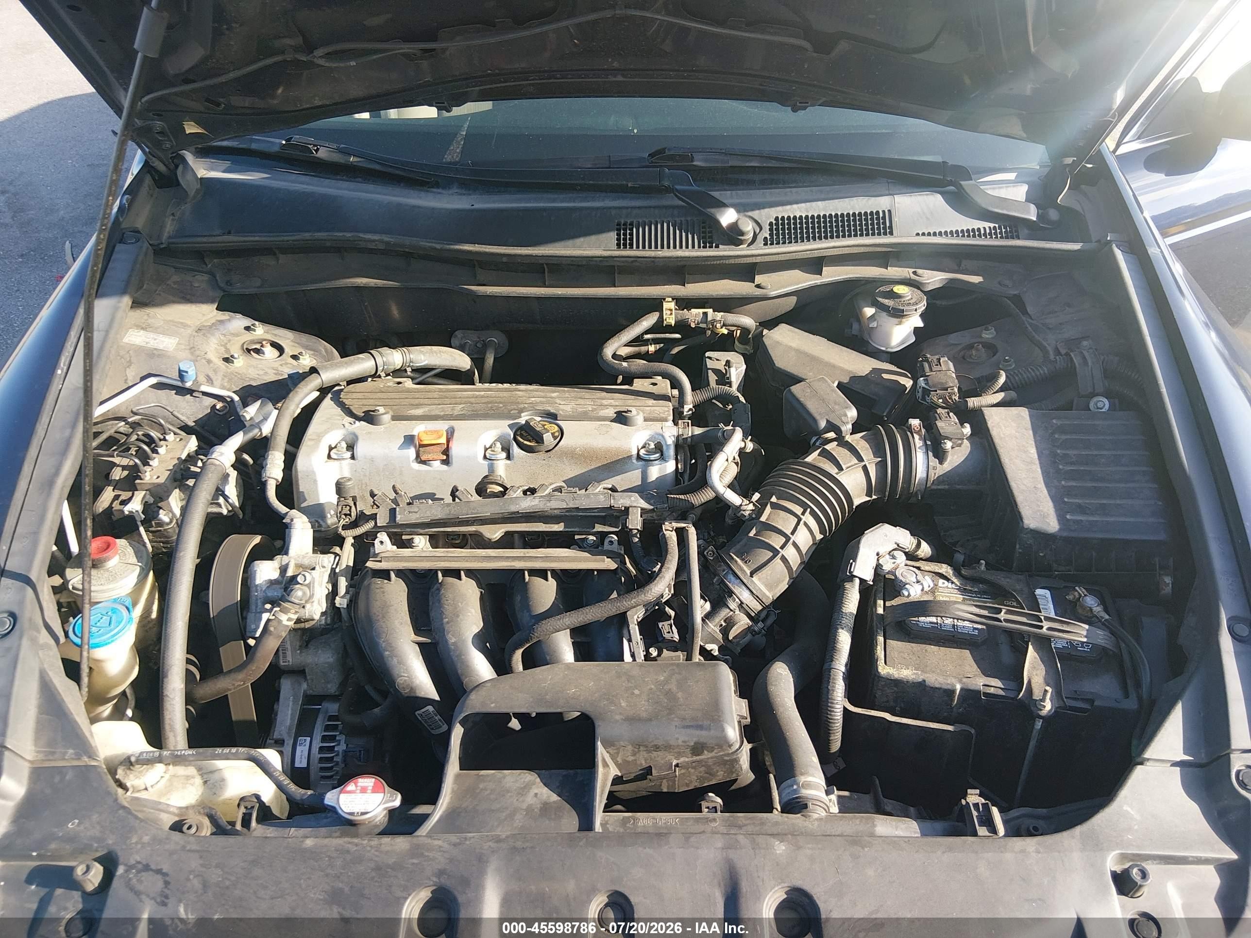 2011 Honda Accord 2.4 Lx Синий vin: 1HGCP2F37BA127655