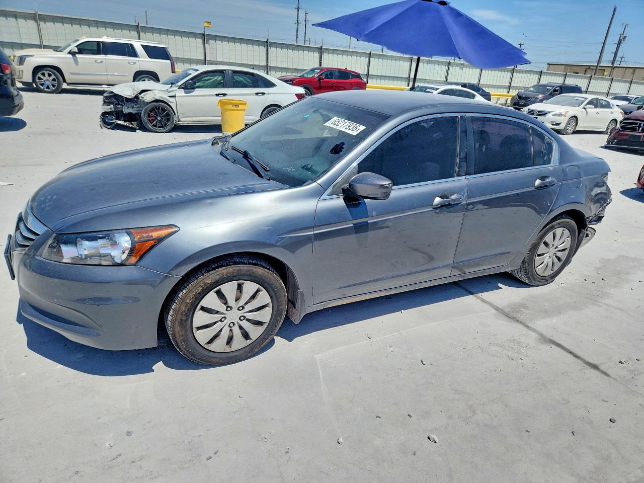 2011 Honda Accord Lx Gray vin: 1HGCP2F37BA135562