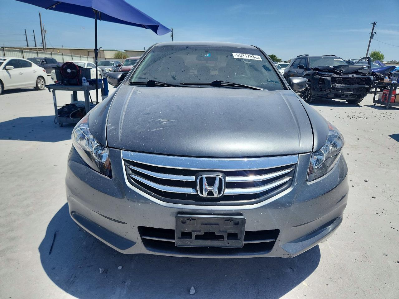 2011 Honda Accord Lx Gray vin: 1HGCP2F37BA135562