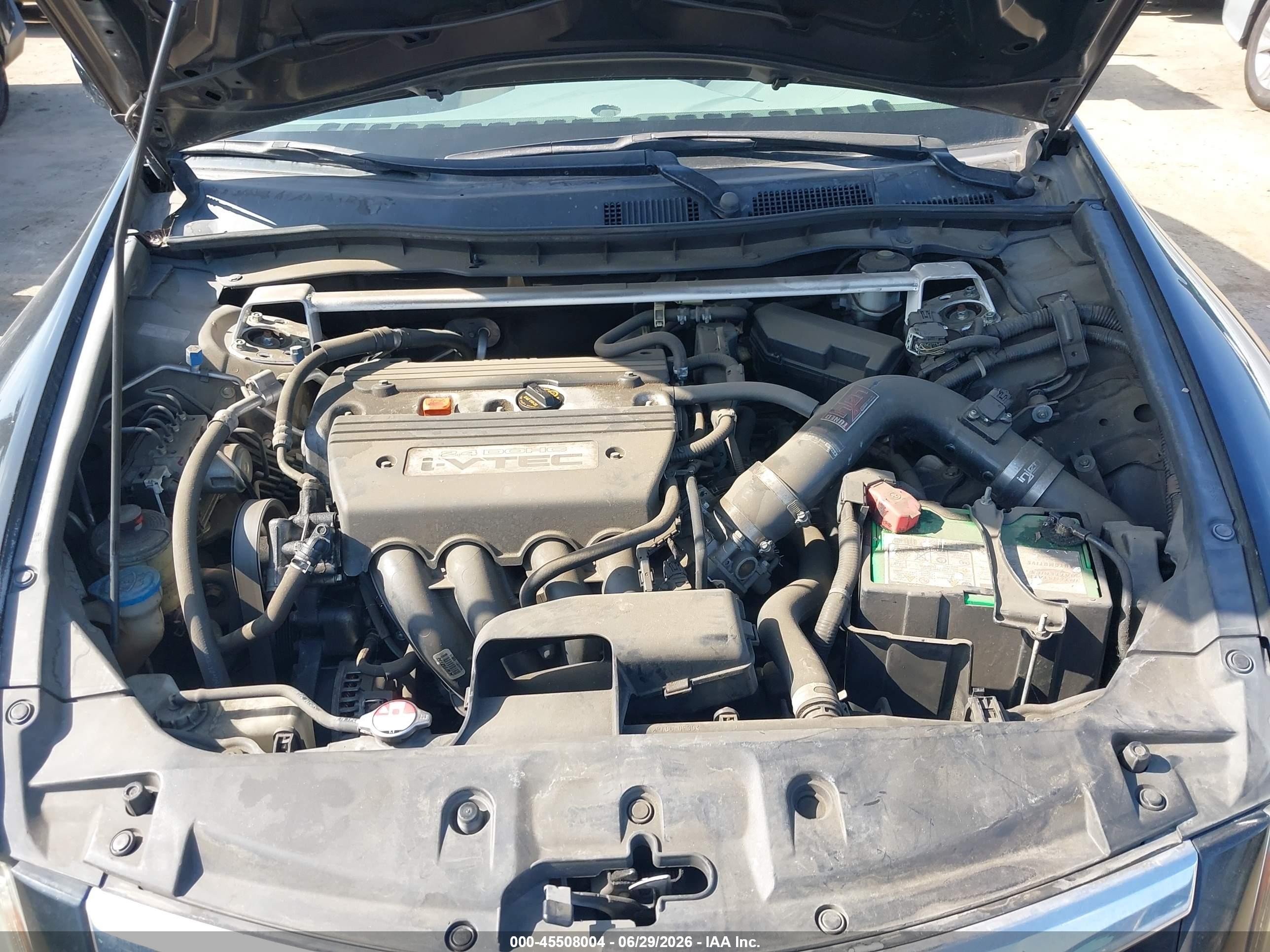 2011 Honda Accord 2.4 Lx Black vin: 1HGCP2F37BA147954