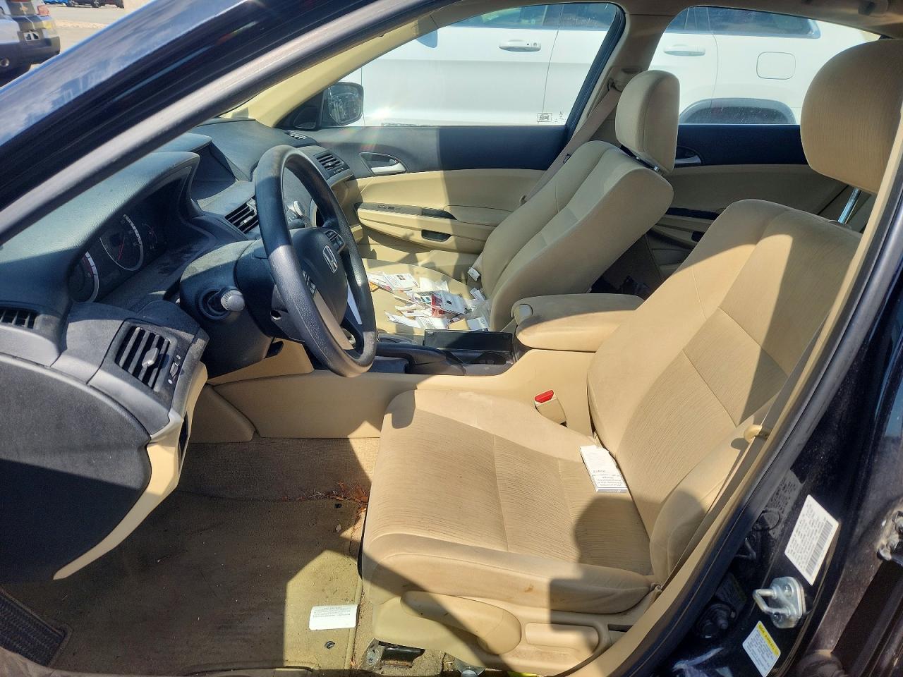 2012 Honda Accord Lx Black vin: 1HGCP2F37CA008585